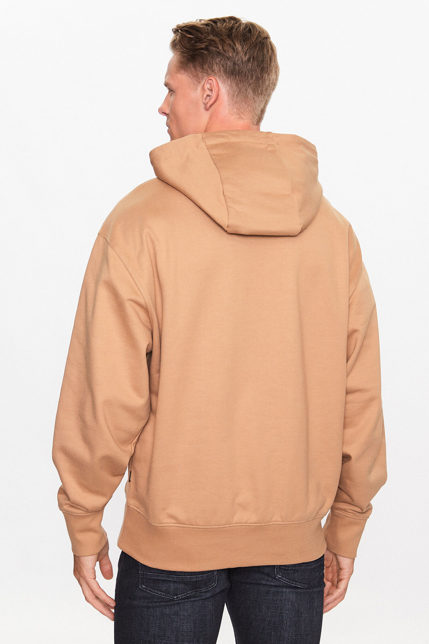 Мужское бежевое худи BOSS 50496661;260