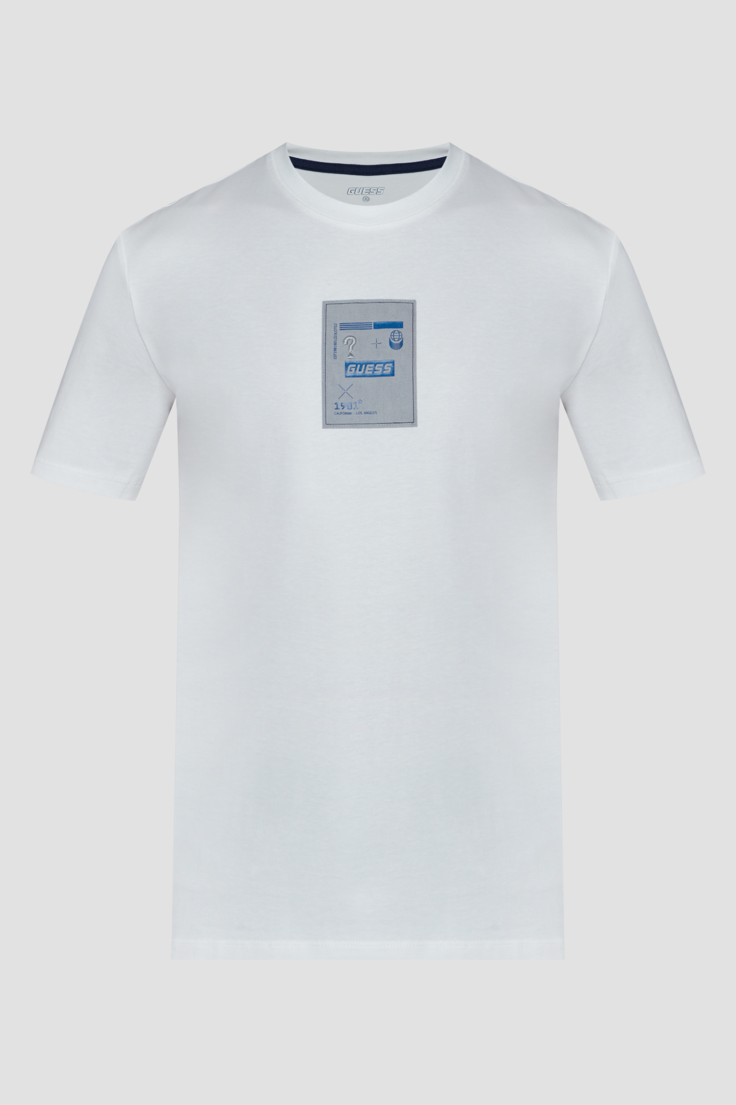 Мужская белая футболка Guess Z4RI05.I3Z14;G018
