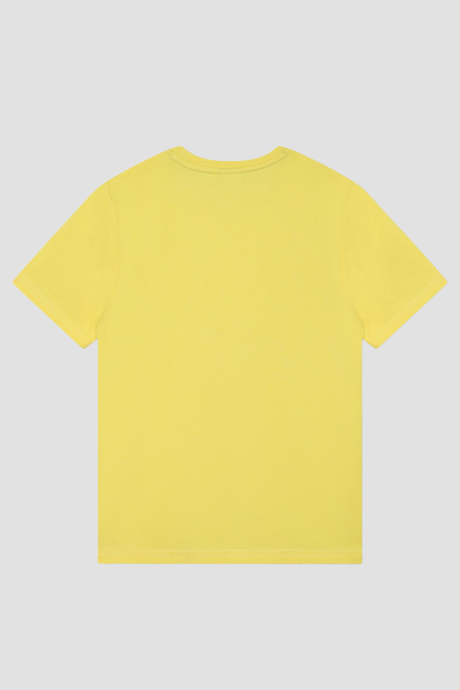 Детская желтая футболка BOSS kids J50718;508