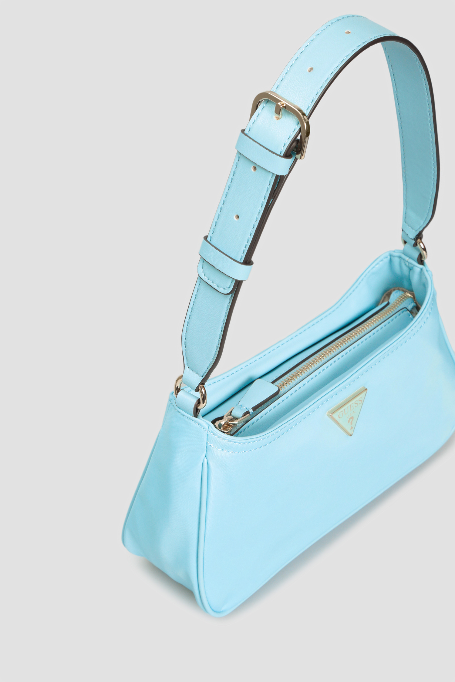 Женская голубая сумка Guess HWNG81.16180;AOP — Ultrashop