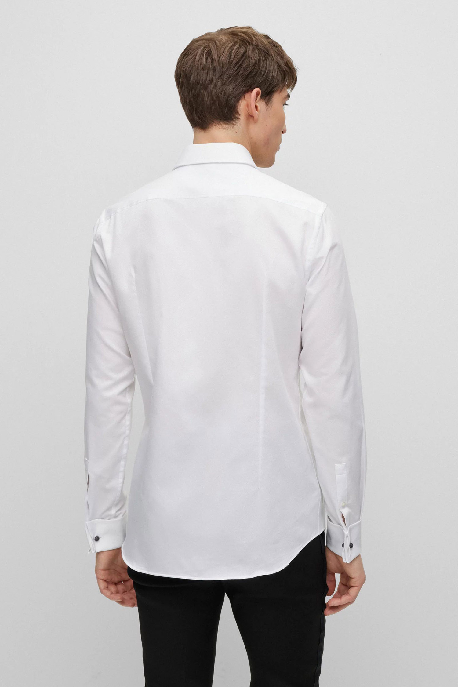 Мужская белая рубашка BOSS 50490144;100