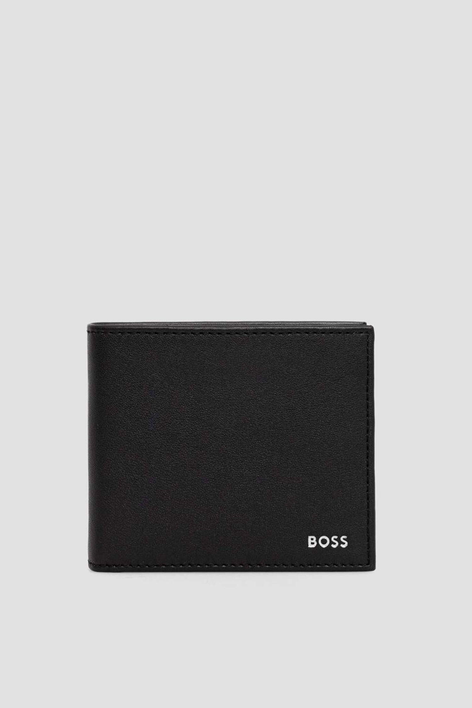 Мужской черный кожаный кошелек BOSS 50519273;001