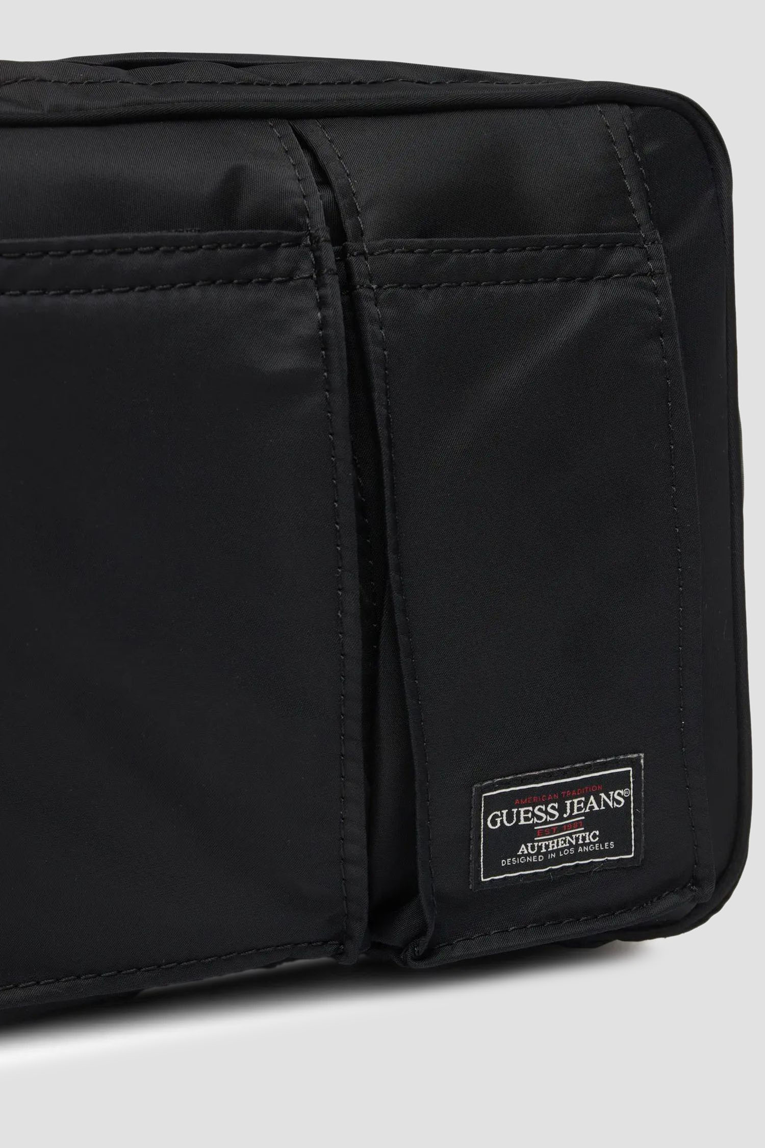 Мужская черная сумка Guess Jeans M6RZ02.WK512;JBLK