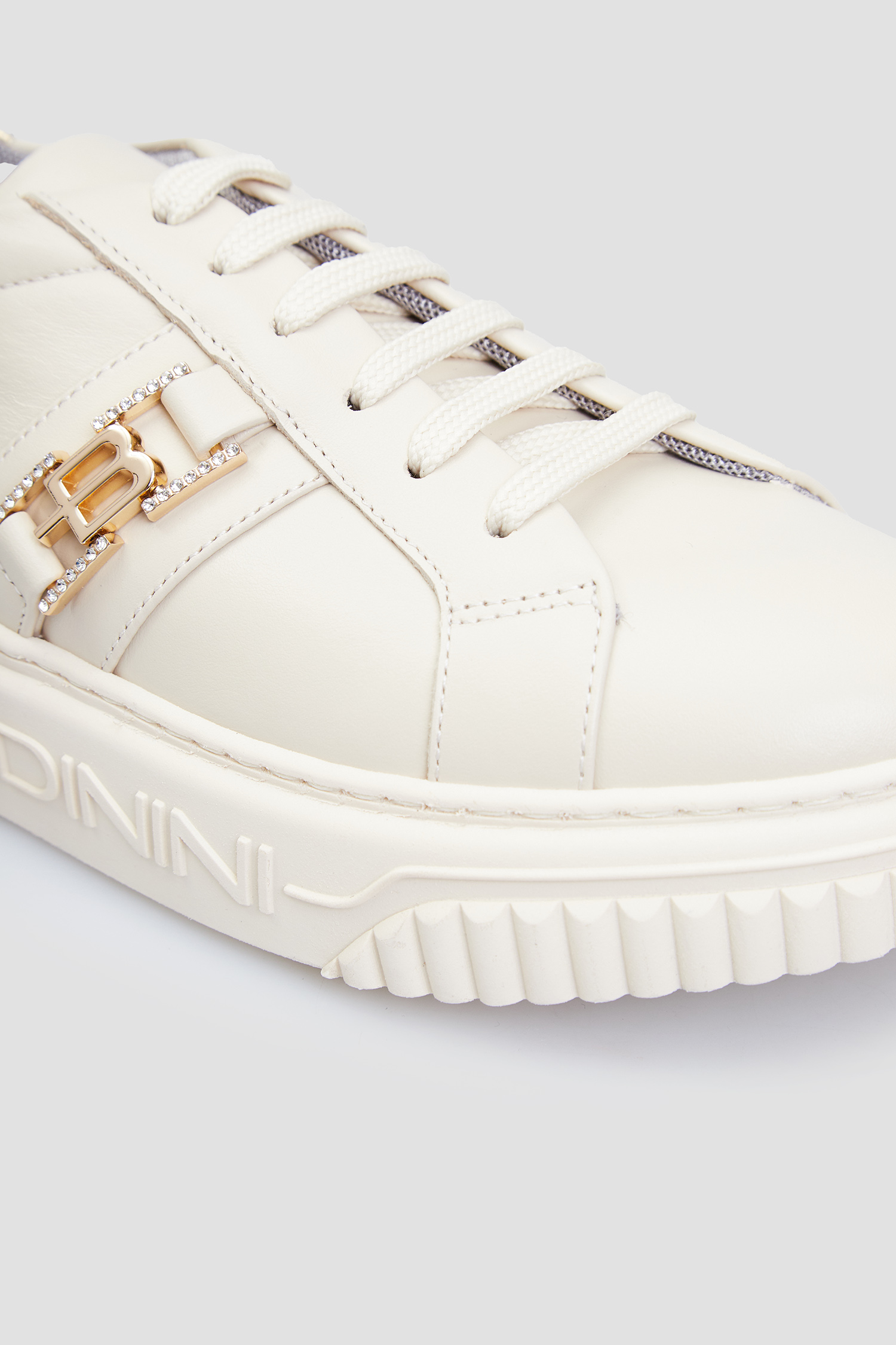 Жіночі бежеві шкіряні снікерси BALDININI D5B392T1VISP;VAPL