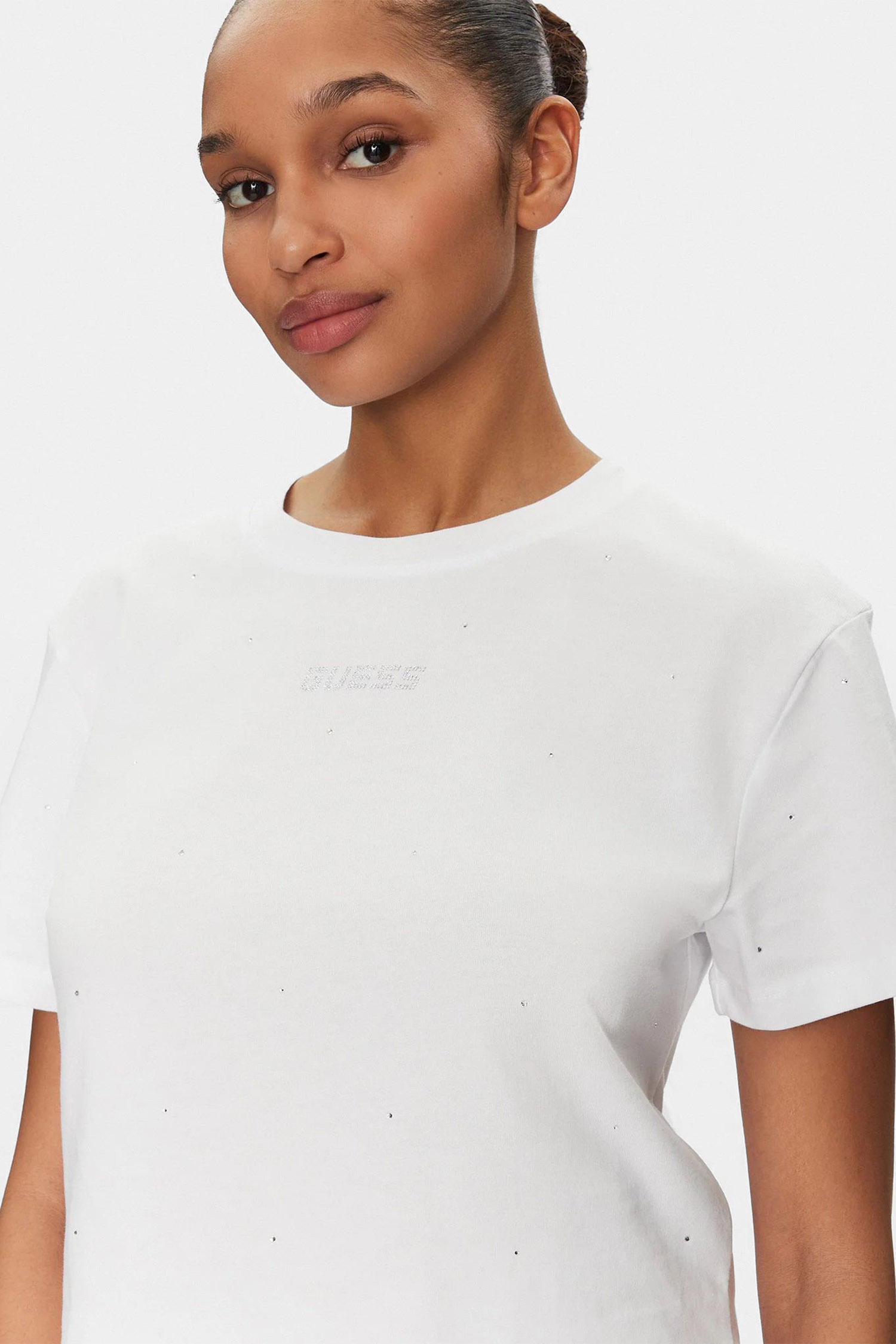 Жіноча біла футболка Guess V5GI00.I3Z14;G011