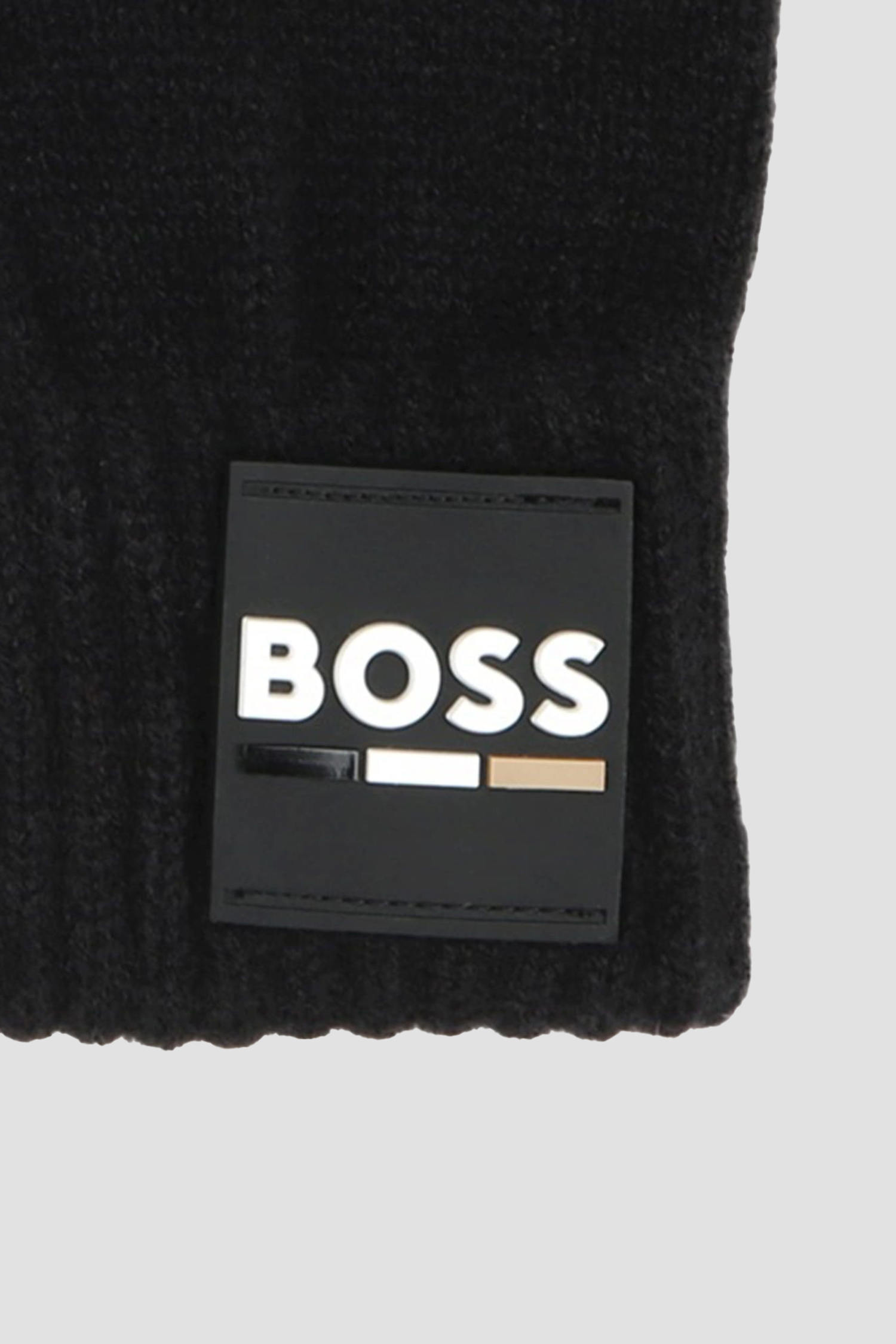 Детские черные перчатки BOSS kids J51576;09B