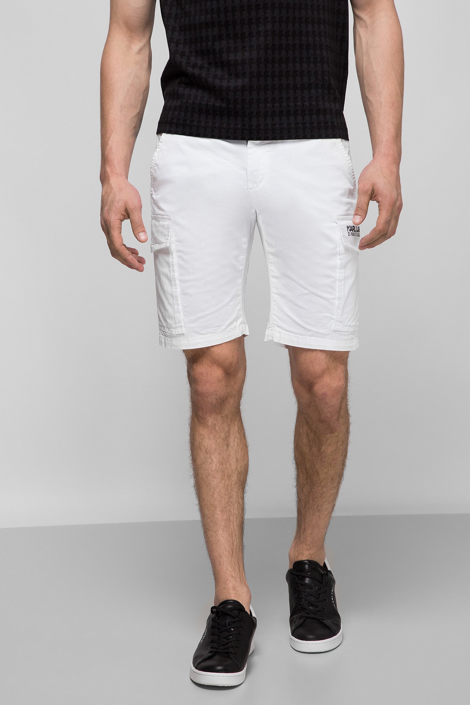Мужские белые шорты Karl Lagerfeld 501890.255814;10