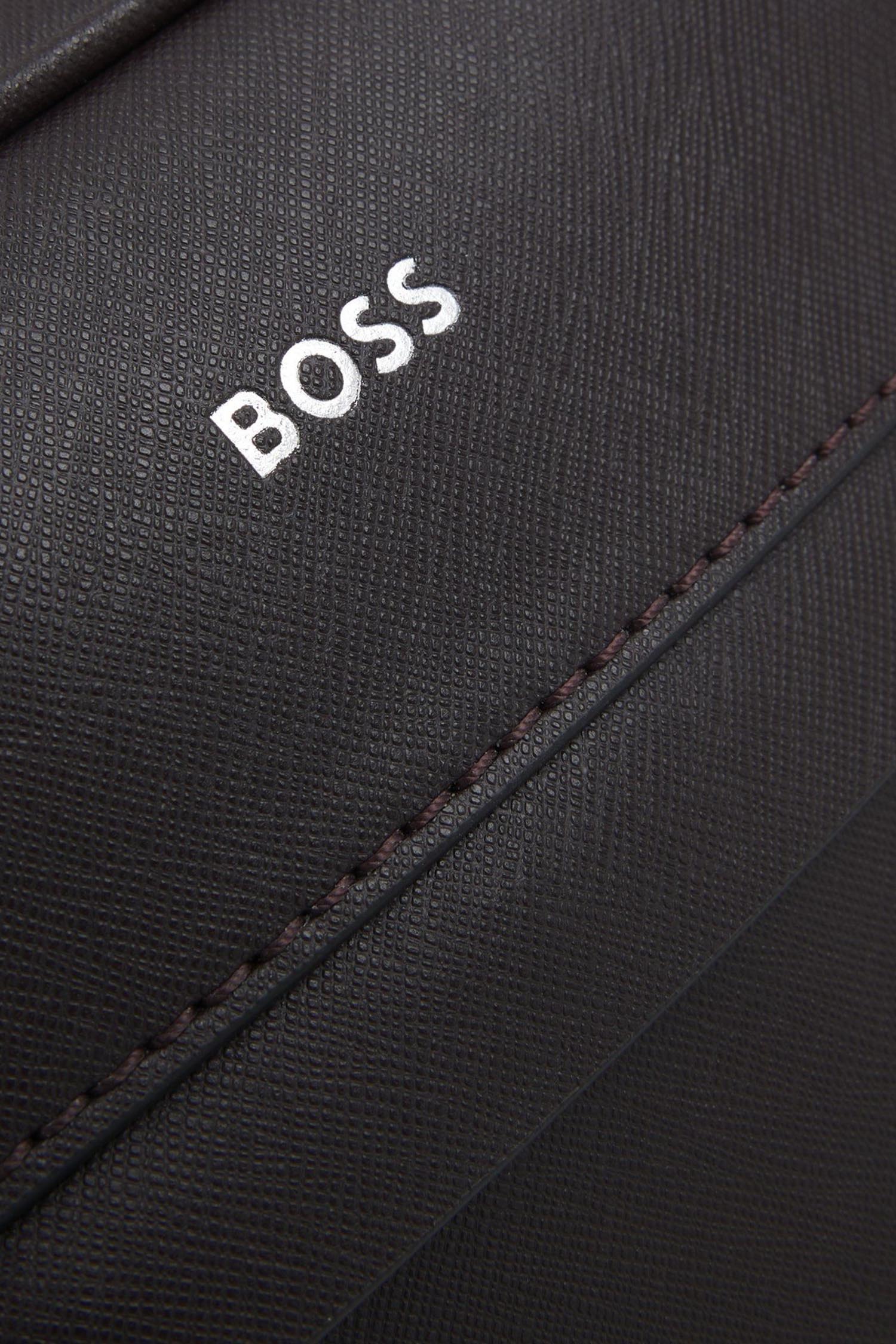 Чоловіча чорна шкіряна сумка BOSS 50483566;203