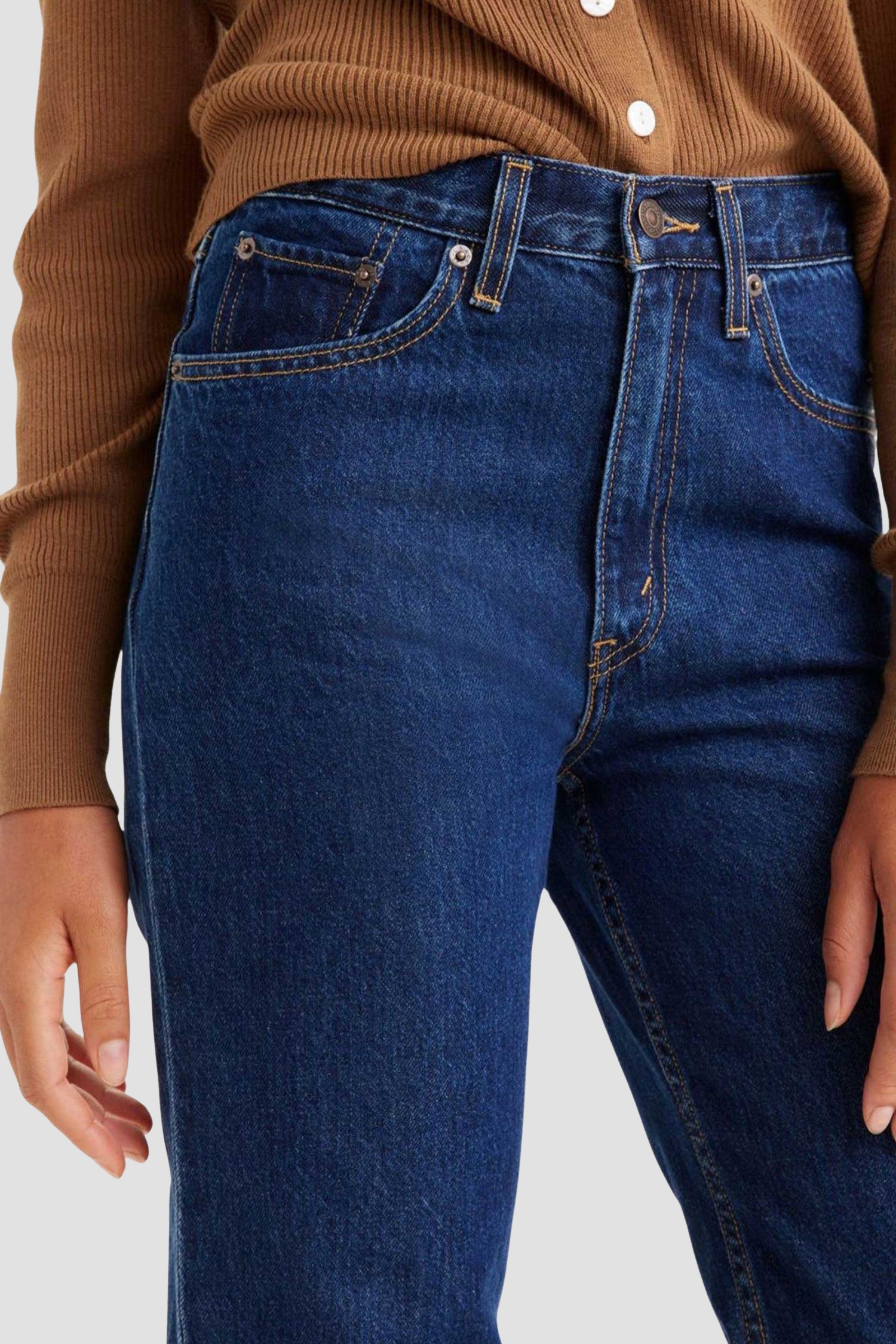 Жіночі темно-сині джинси 80S Mom Jeans Levi's® A3506;0008 — Ultrashop