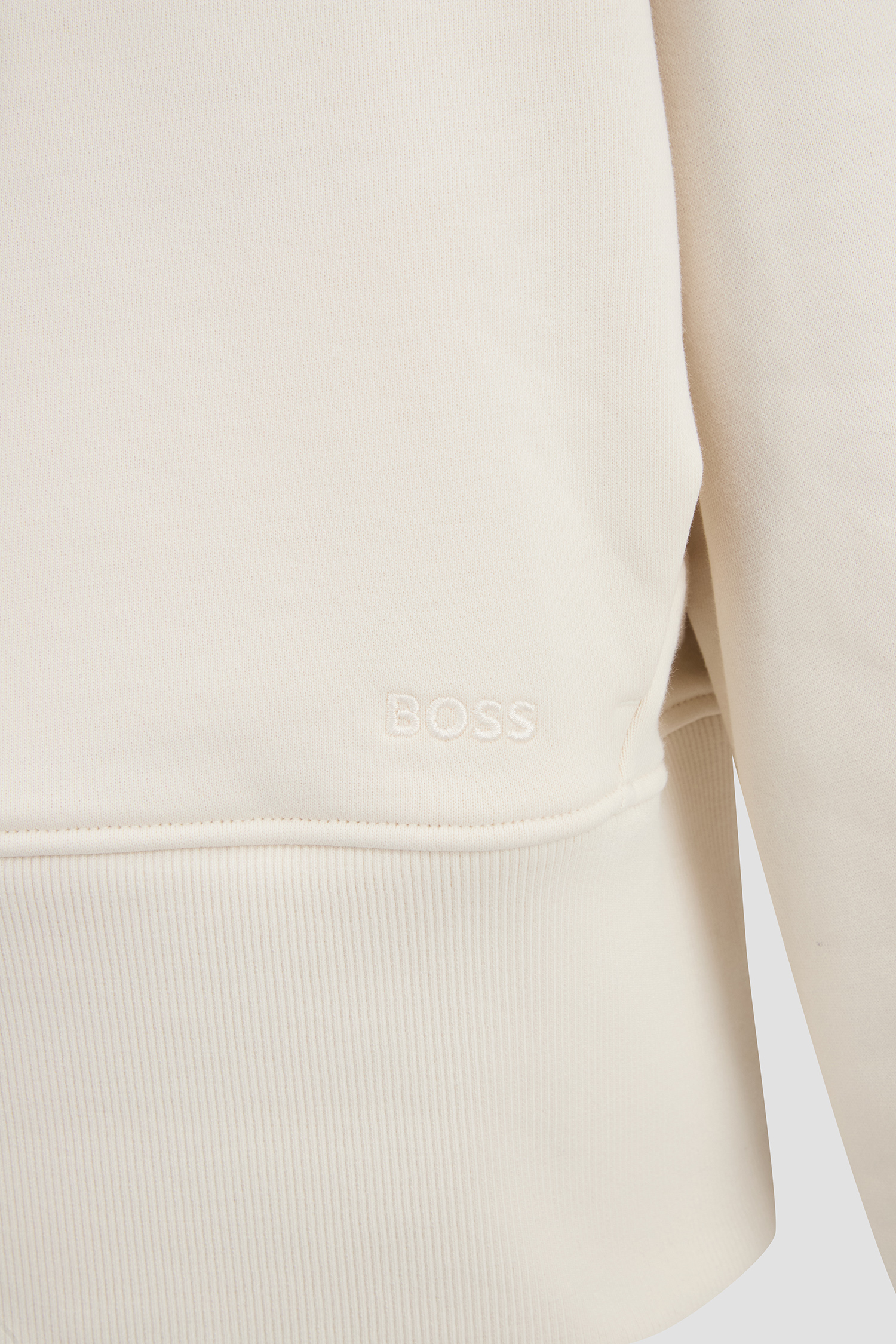 Женское белое худи BOSS 50532221;118