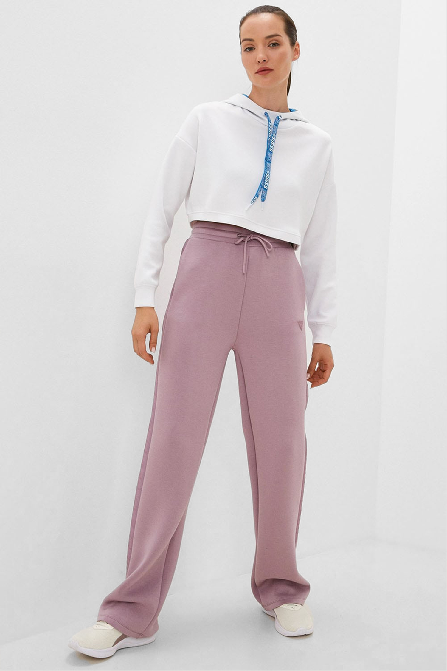 Женские розовые спортивные брюки Guess V2YB19.K7UW2;A406