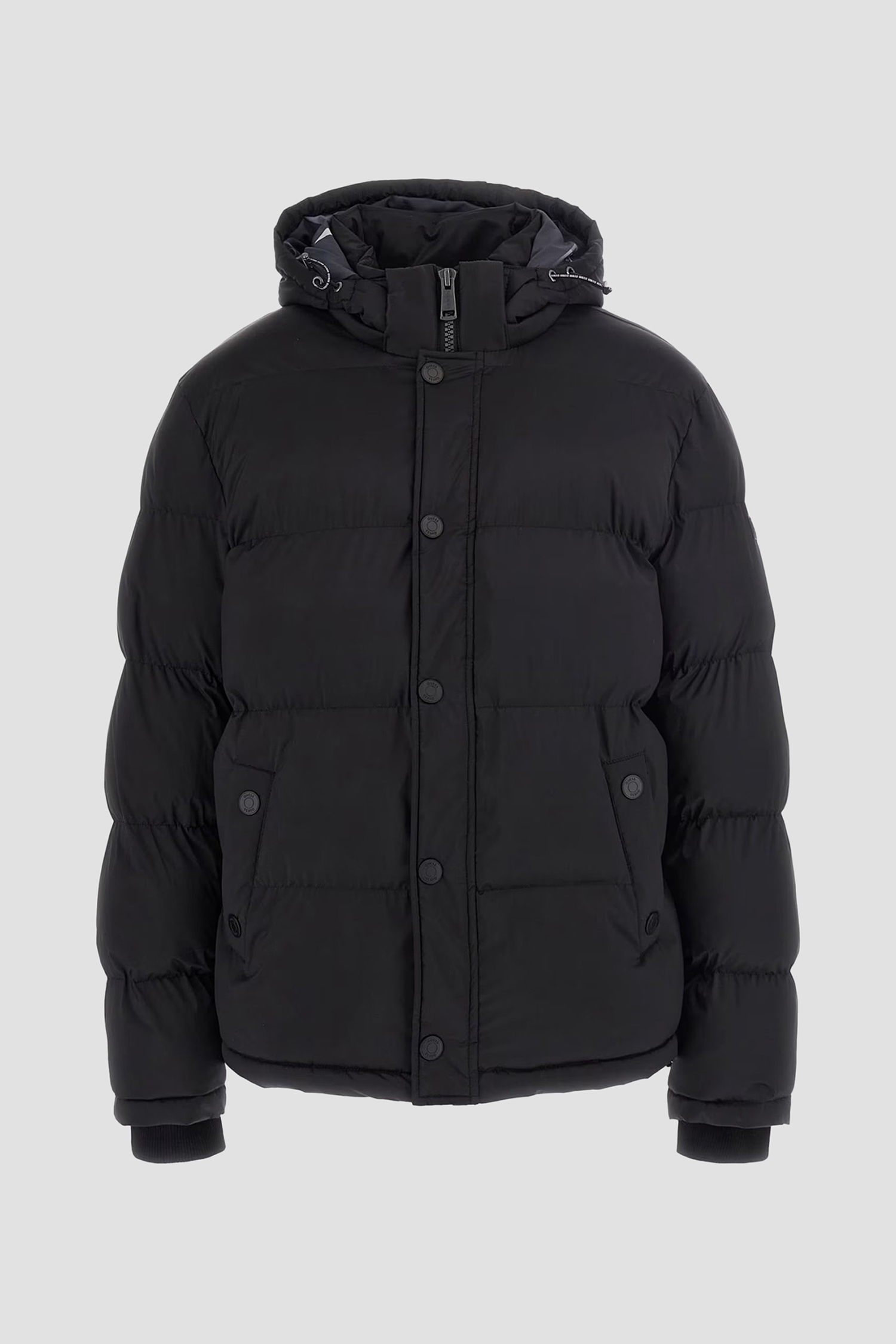Чоловіча чорна куртка Guess M4BL21.WGJ42;JBLK