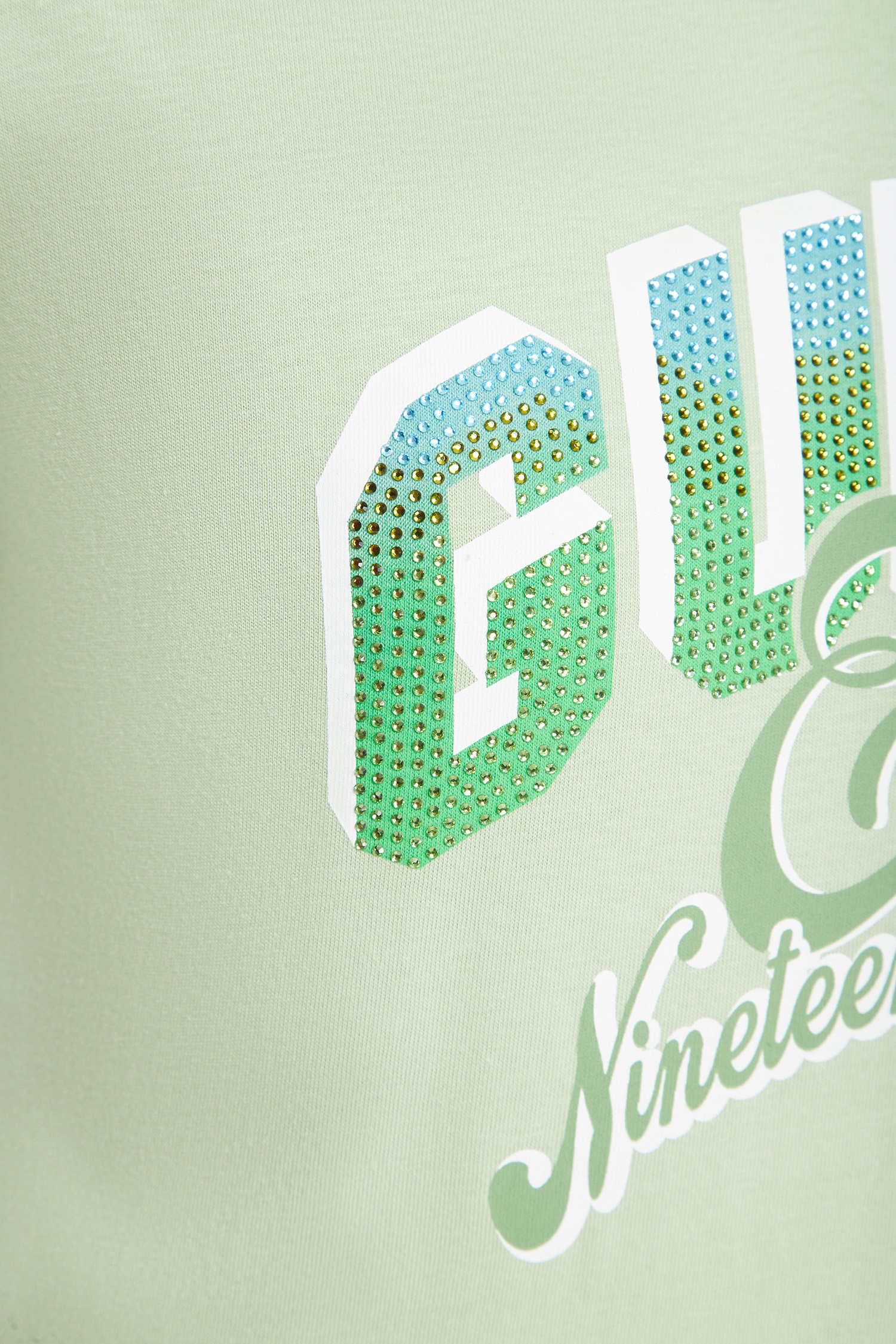 Жіноча м'ятна футболка Guess W3GI34.I3Z14;G8E7