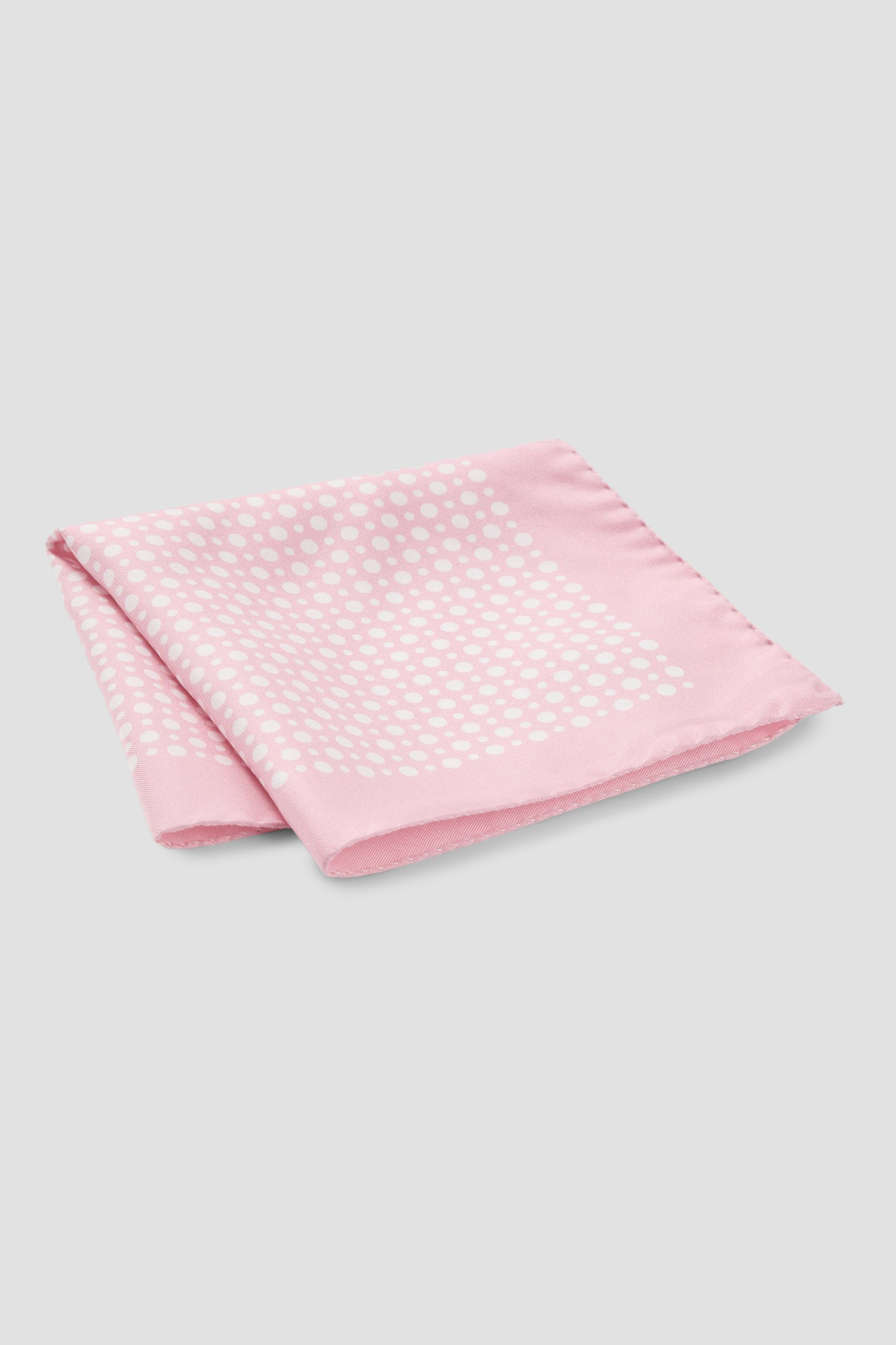 Мужской розовый шелковый платок с узором BECKHAM x BOSS BOSS 50549107;688