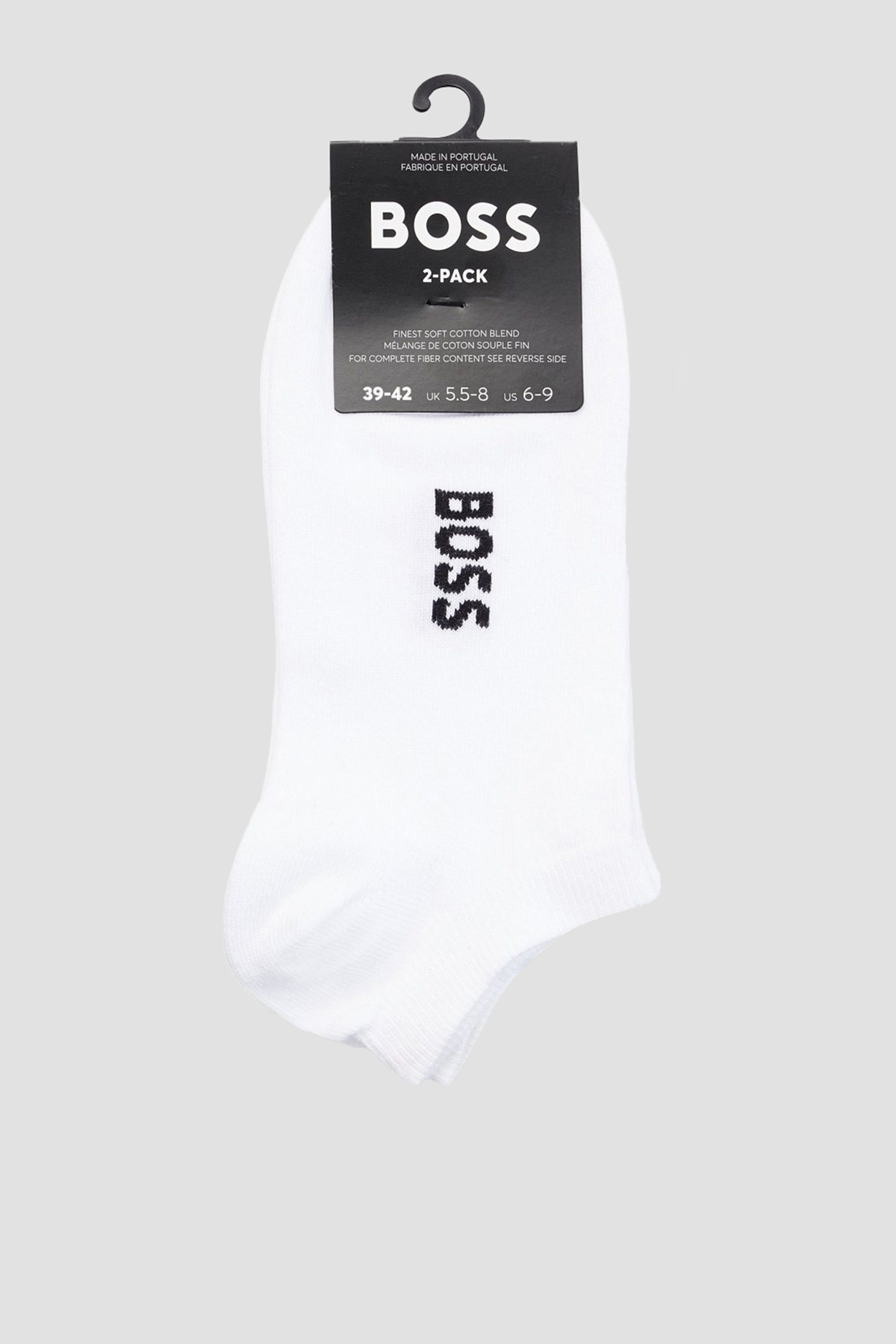 Женские белые носки (2 пары) BOSS 50502054;100