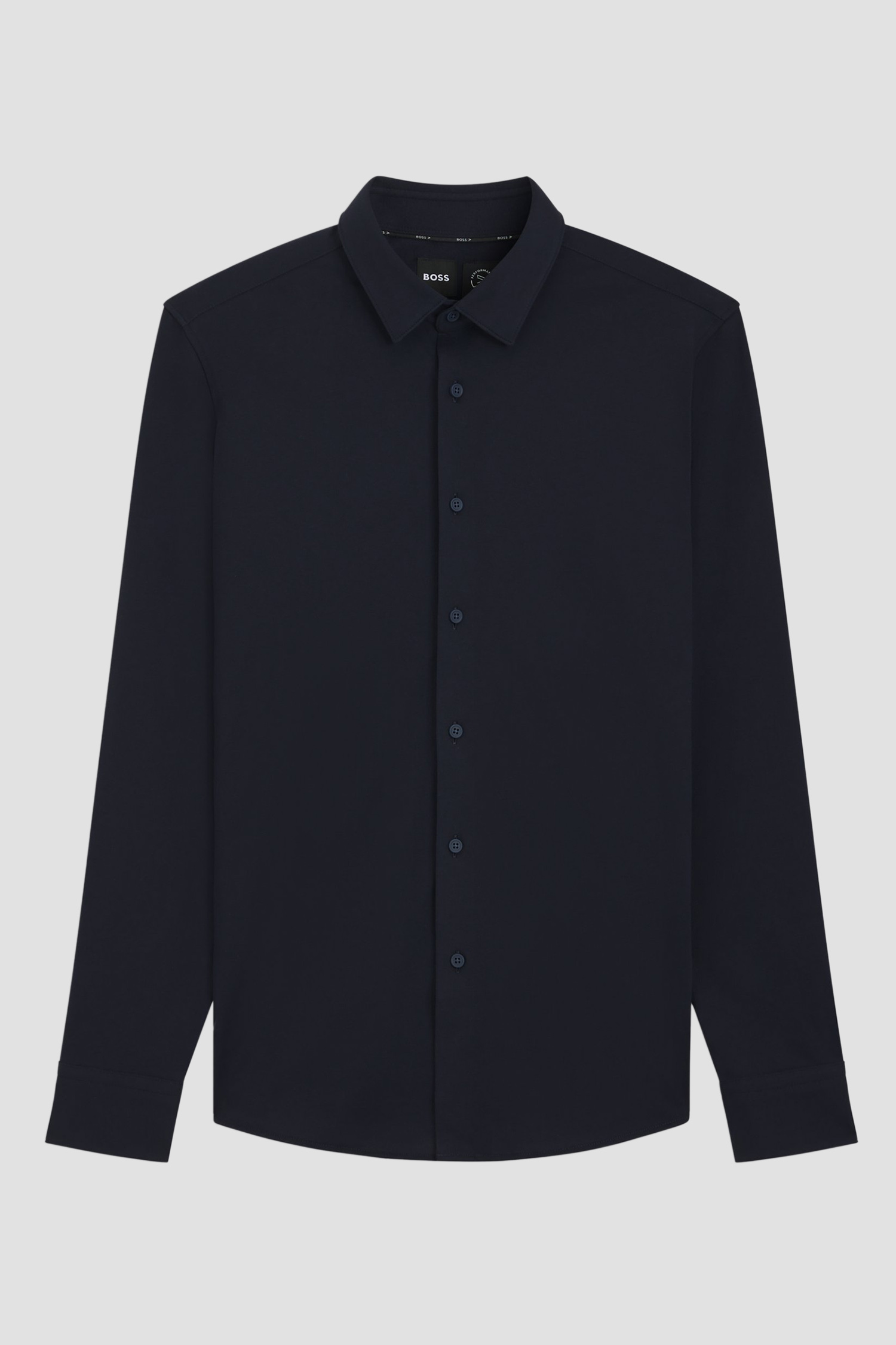 Мужская темно-синяя рубашка BOSS 50474283;404