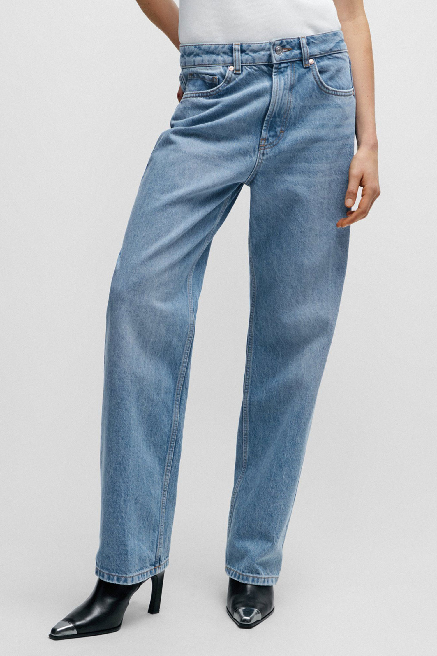 Женские голубые джинсы HUGO 50508188;432