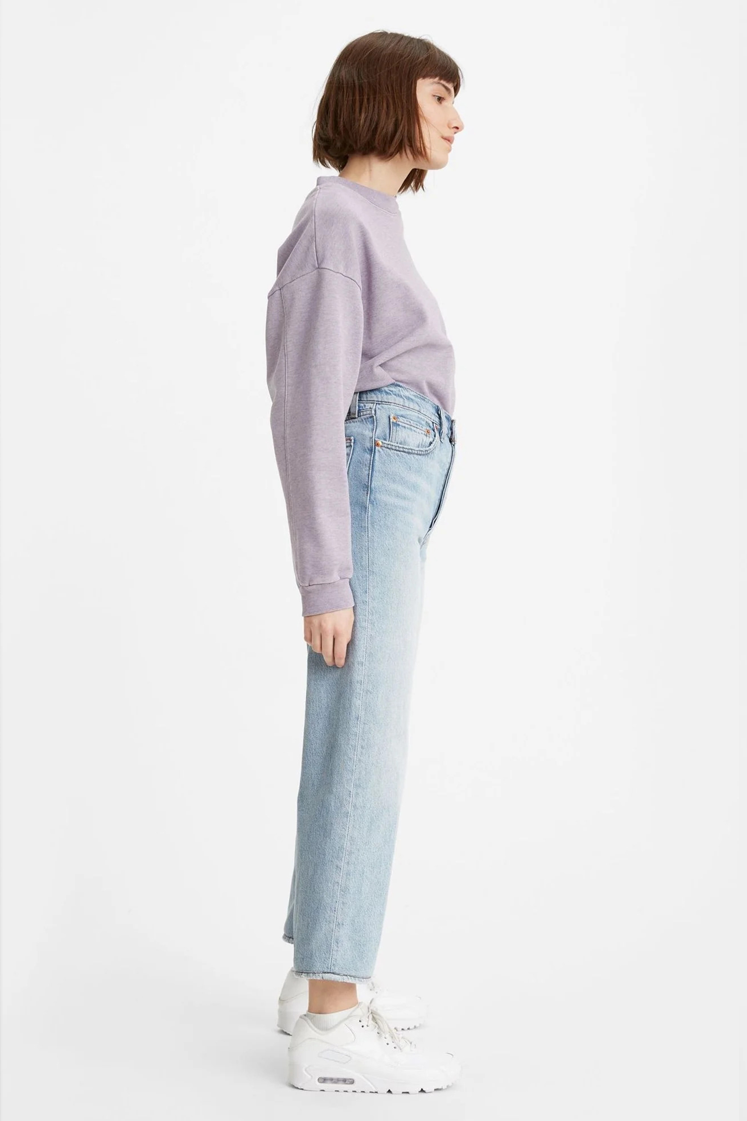 Женские голубые джинсы Ribcage Straight Ankle Levi’s® 72693;0055