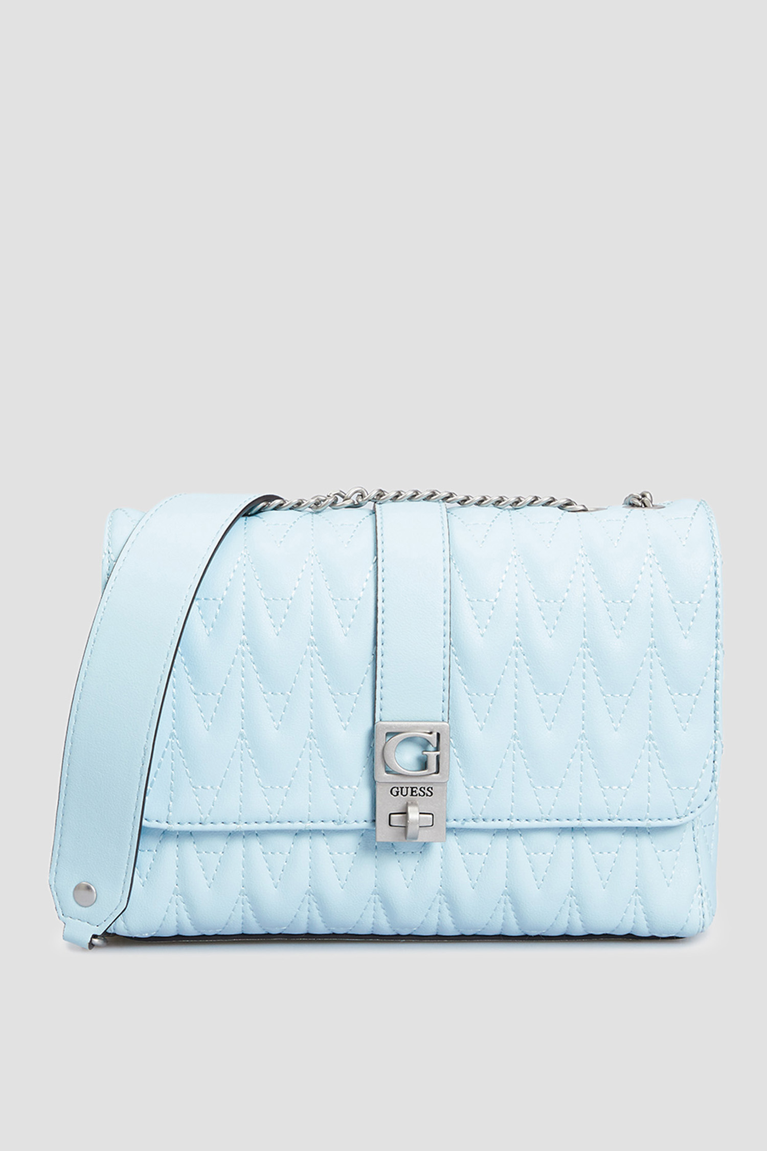 Женская голубая сумка Guess HWQO87.62210;ICE