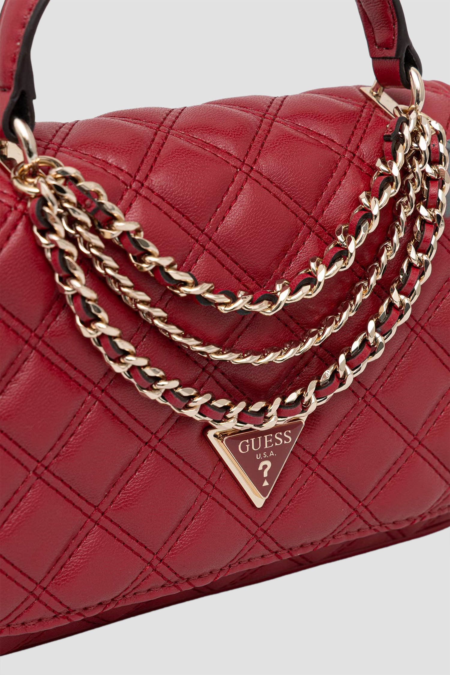 Женская красная сумка Guess HWQG96.73190;DRC