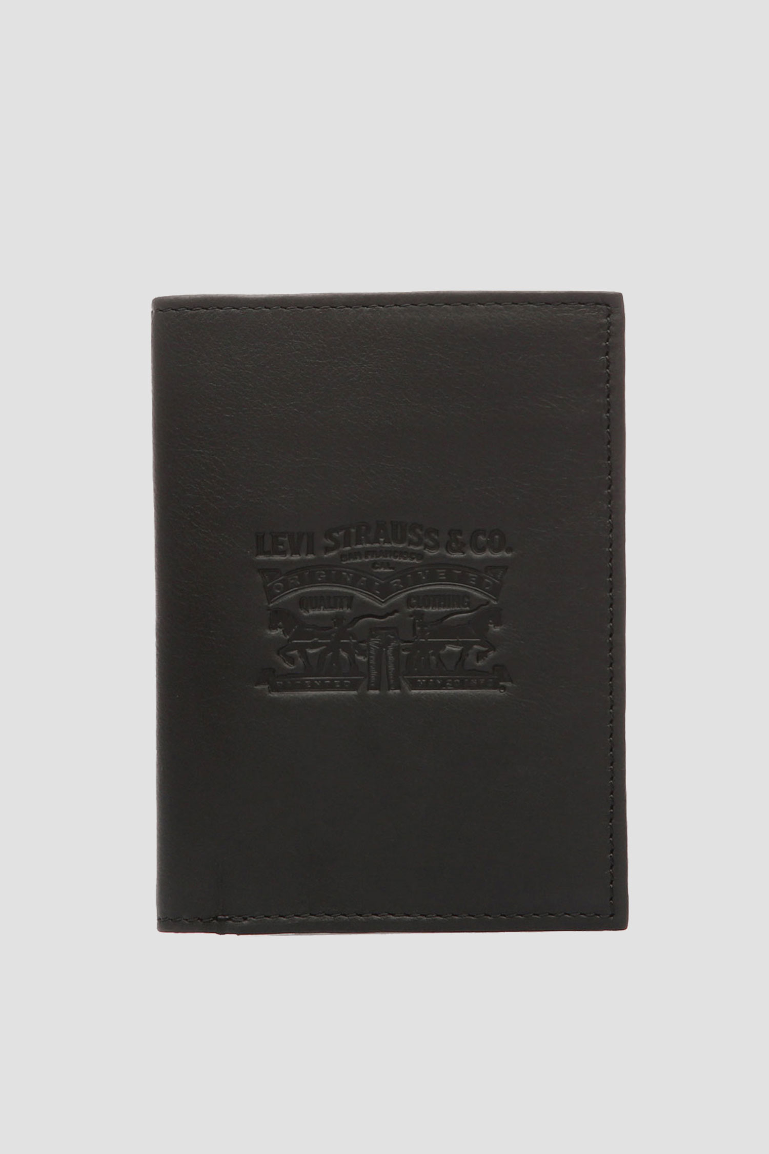 Чорний шкіряний гаманець Levi’s® 222543;4.59