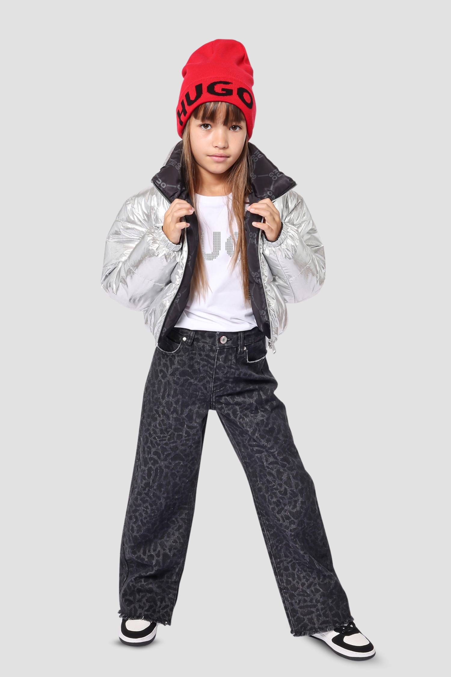 Детская двусторонняя куртка HUGO kids G00242;09B