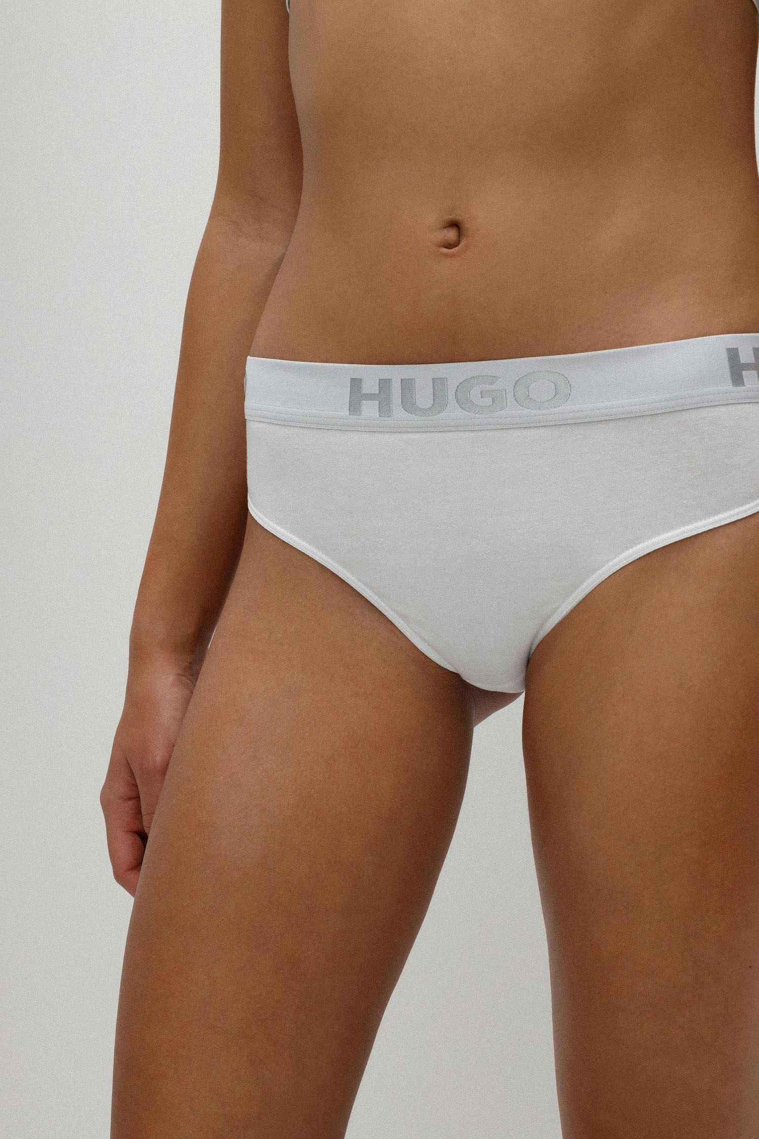 Женские белые трусы HUGO 50469651;100 — Ultrashop