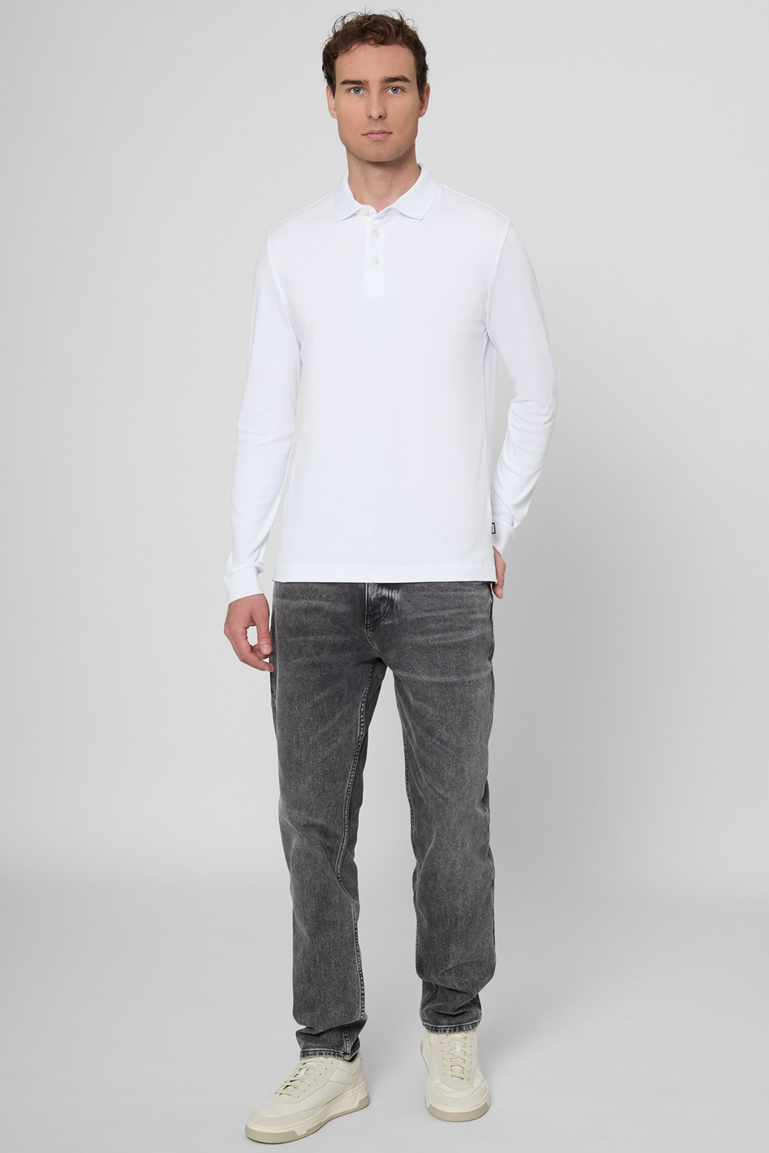 Мужское белое поло BOSS 50468392;100