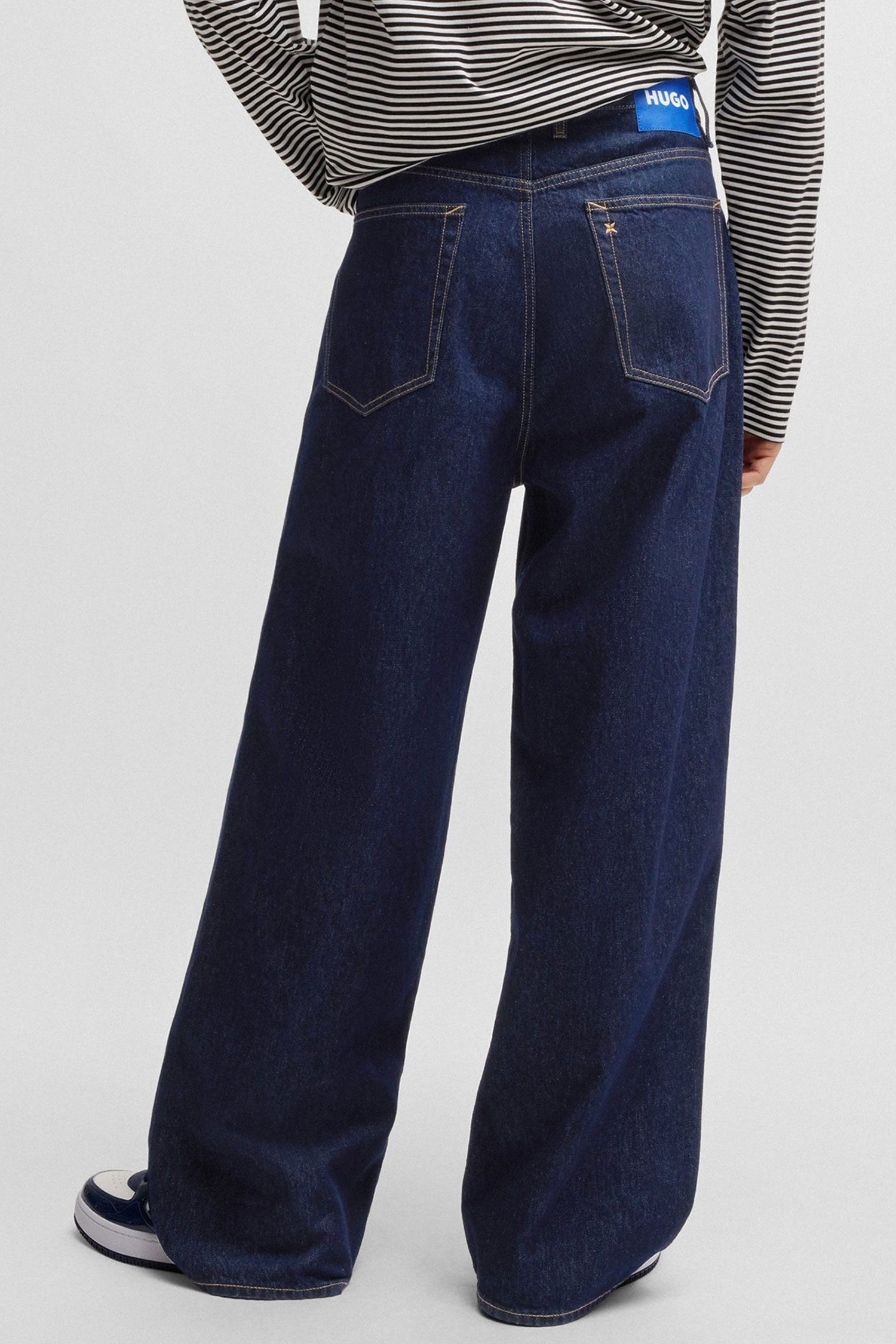 Мужские темно-синие джинсы HUGO BLUE 50529173;401