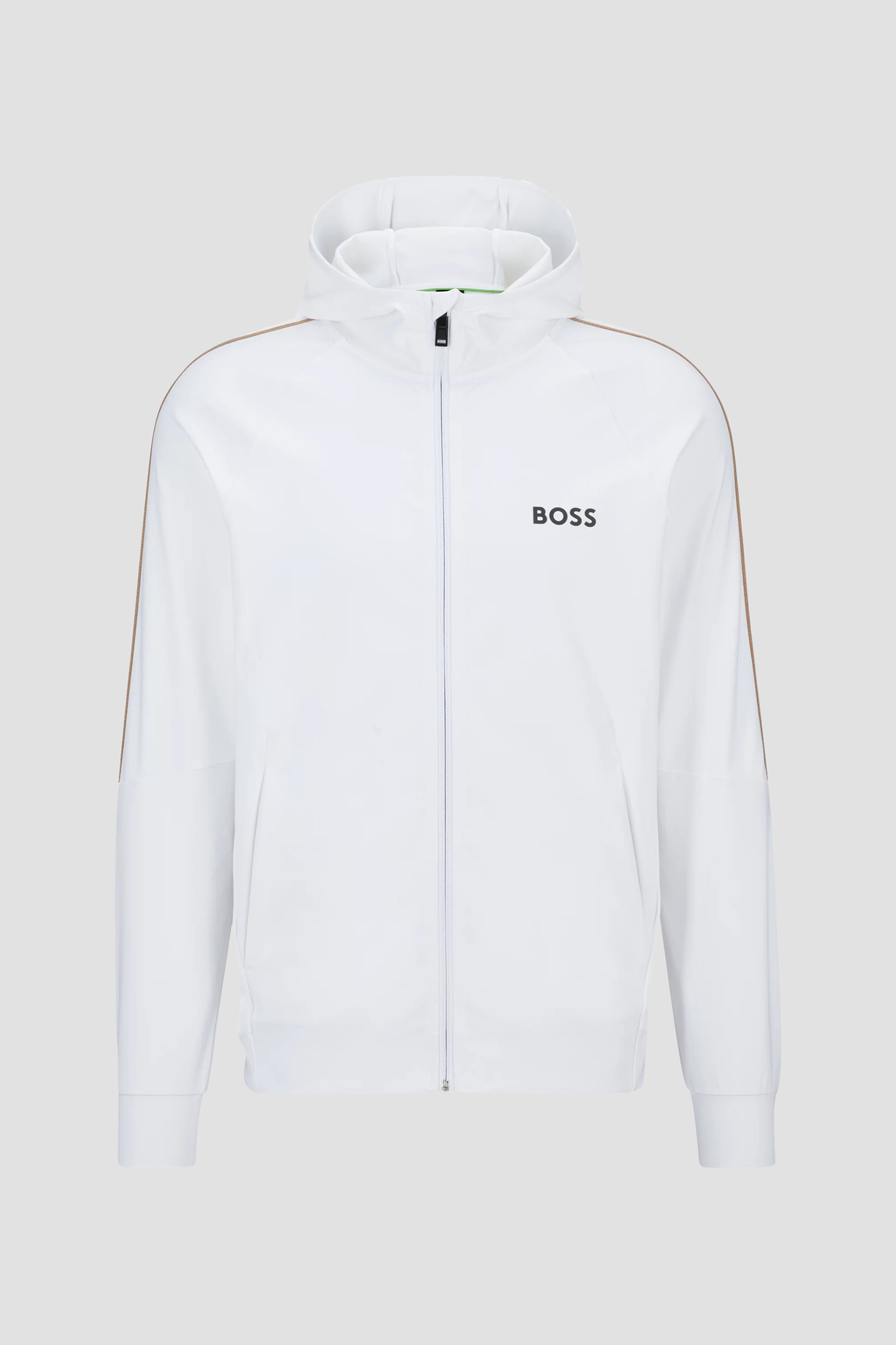 Мужская белая кофта на молнии BOSS X Matteo Berrettini BOSS 50504552;100