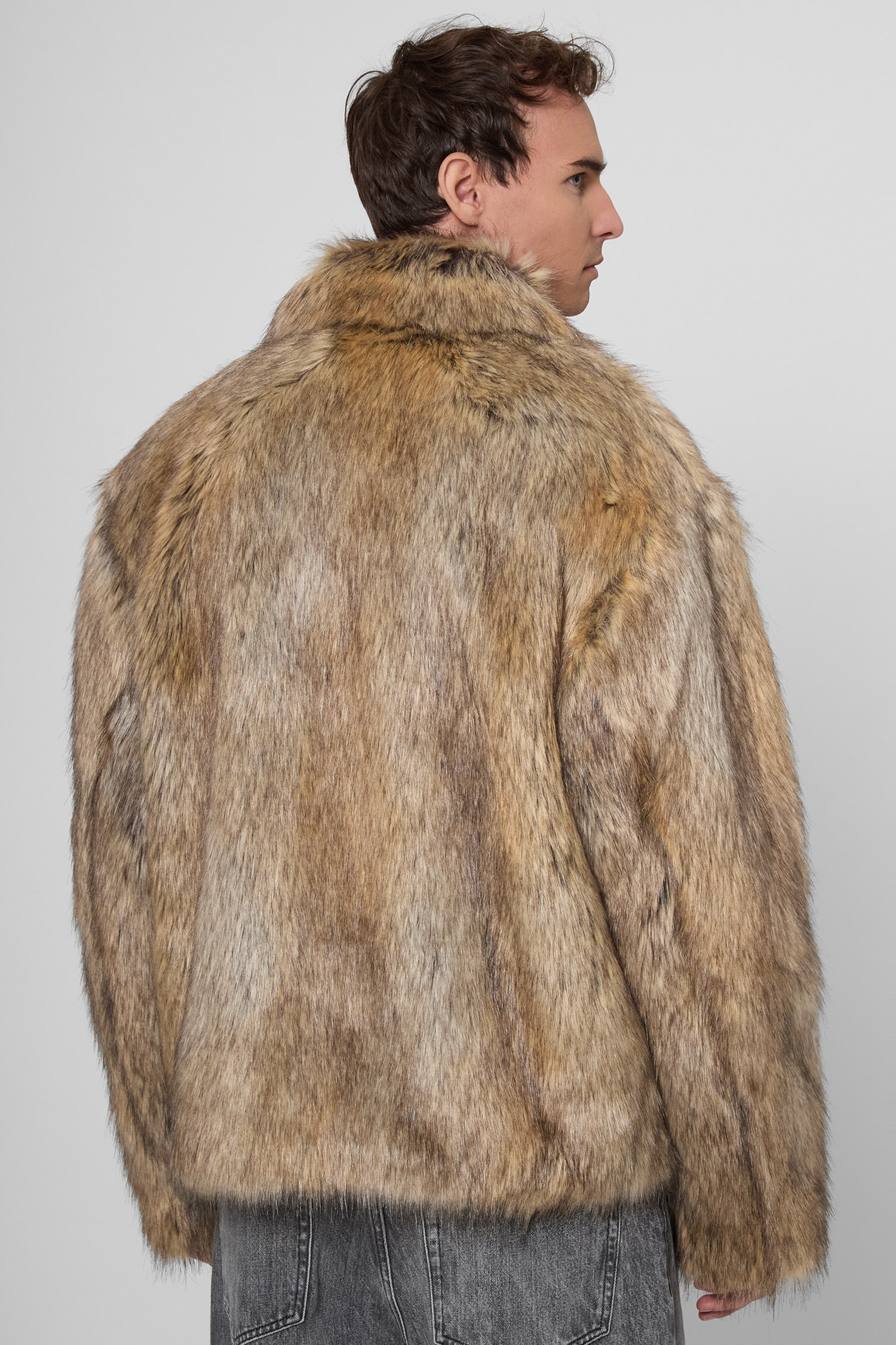 Мужская бежевая шуба HUGO 50546592;233