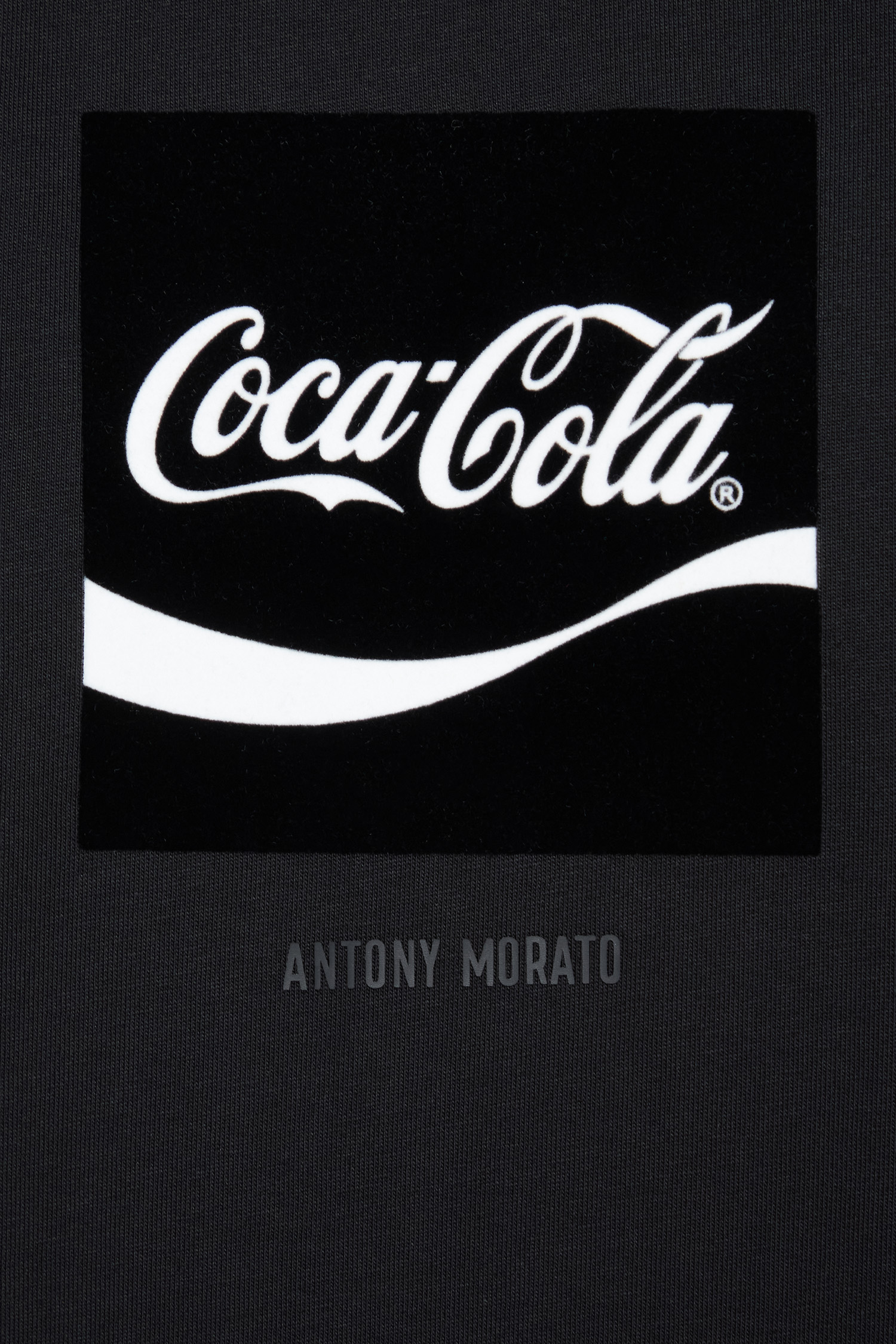 Мужская черная футболка Antony Morato x Coca Cola Antony Morato MMKS02580.FA100240;9000