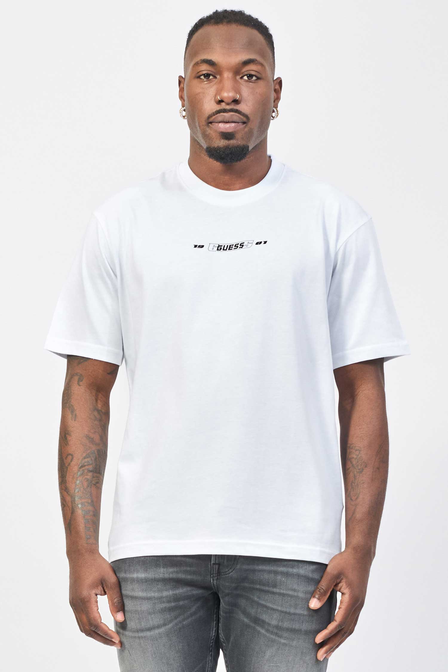 Мужская белая футболка Guess Z5GI08.I3Z14;G011