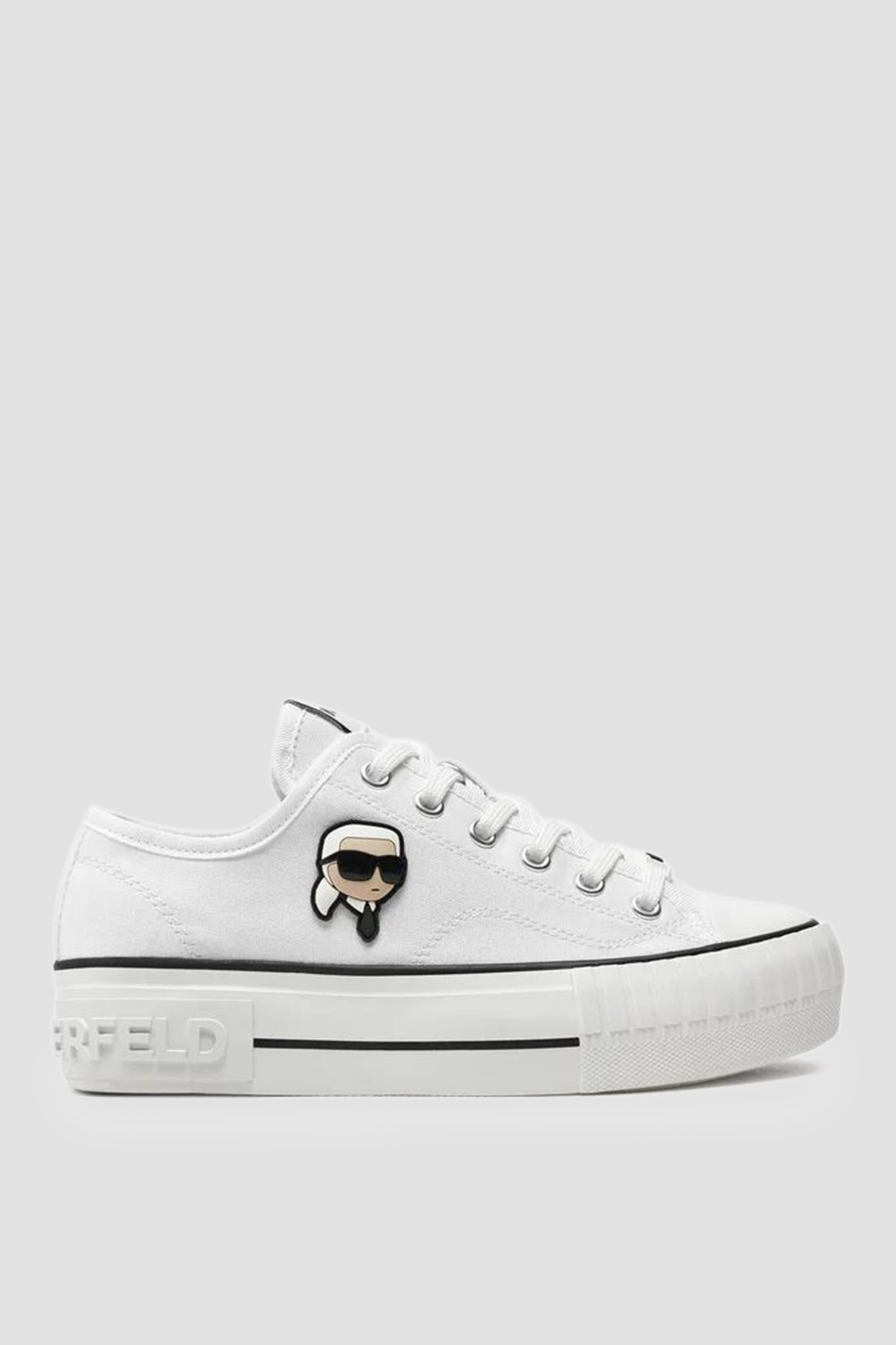 Женские белые кеды KAMPUS MAX Karl Lagerfeld KL60424;911
