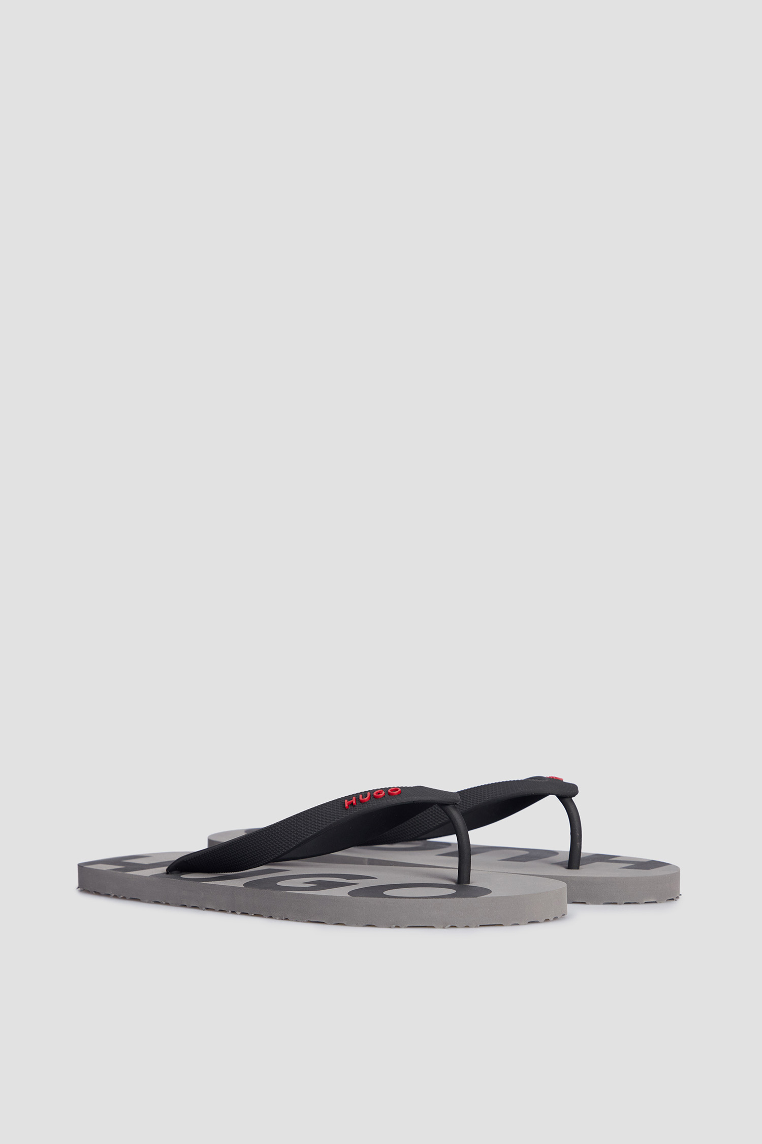 Мужские черные вьетнамки HUGO 50488935;022