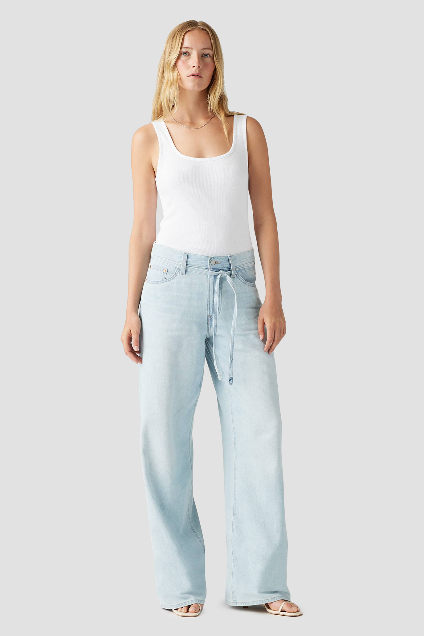 Женские голубые джинсы XL Straight Levi’s® A8701;0008