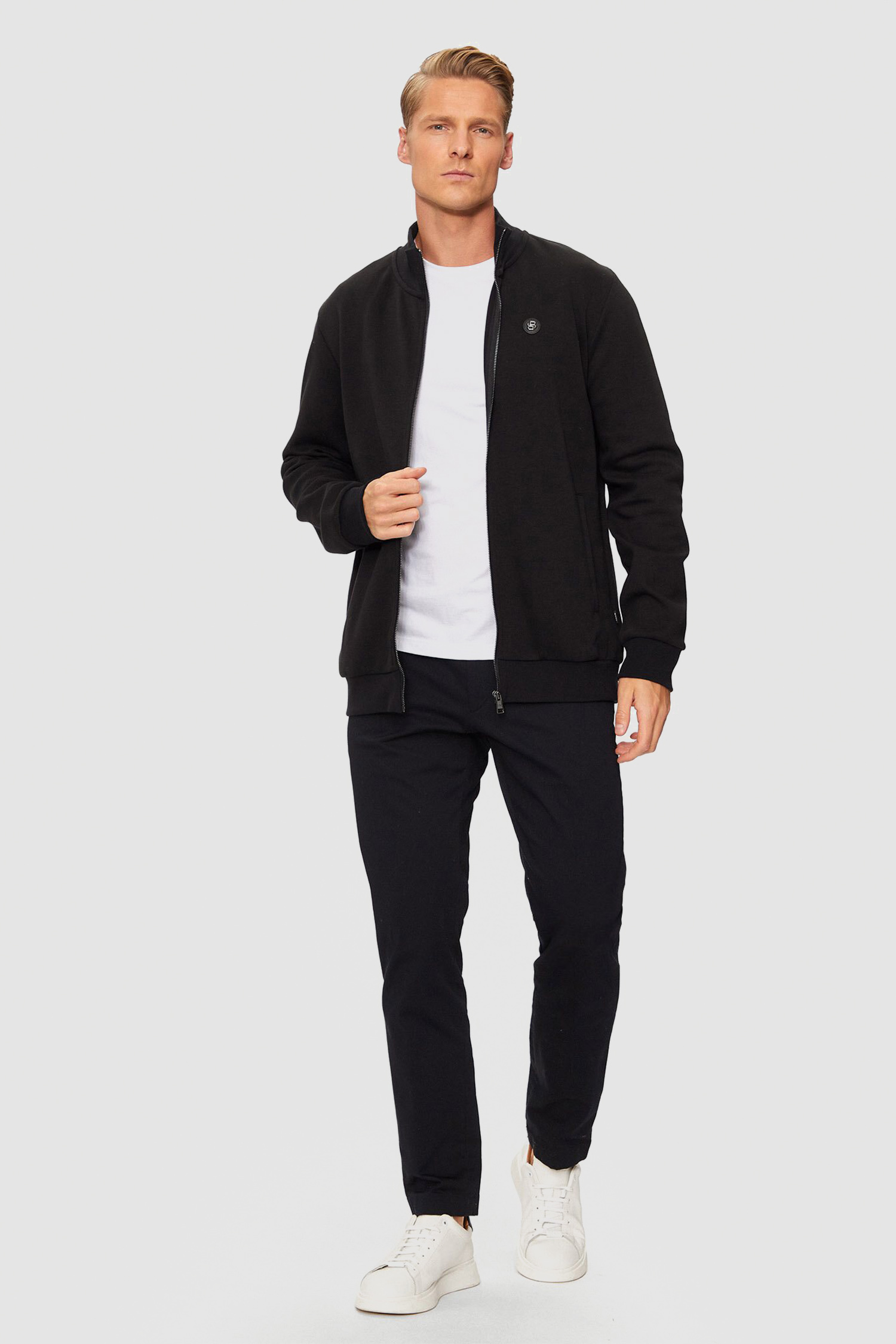 Мужская черная спортивная кофта BOSS 50523916;001