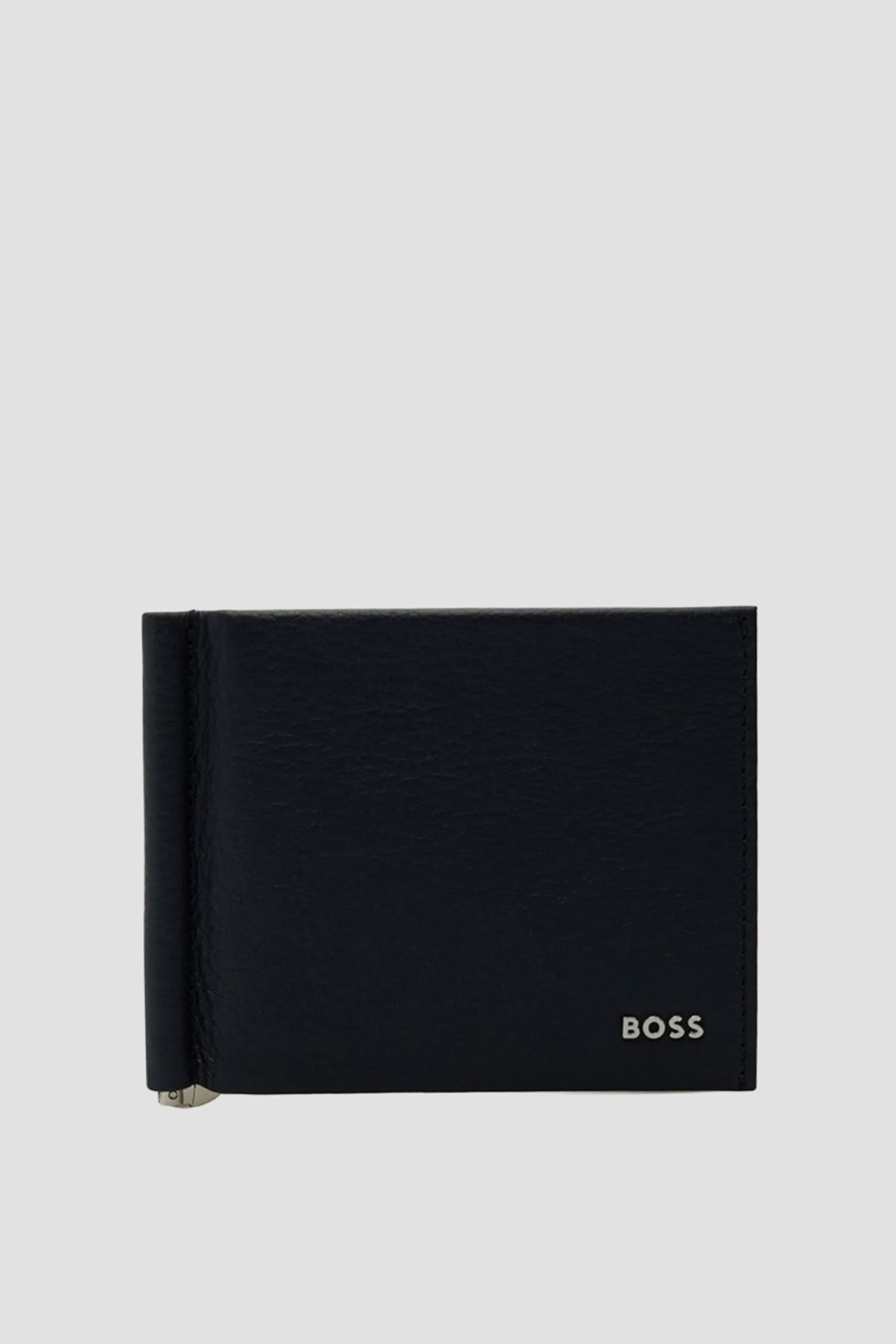 Чоловічий темно-синій шкіряний гаманець BOSS 50558568;410