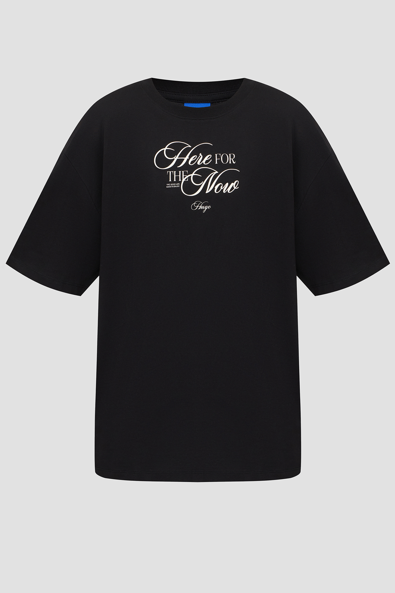Женская черная футболка HUGO BLUE 50566578;002