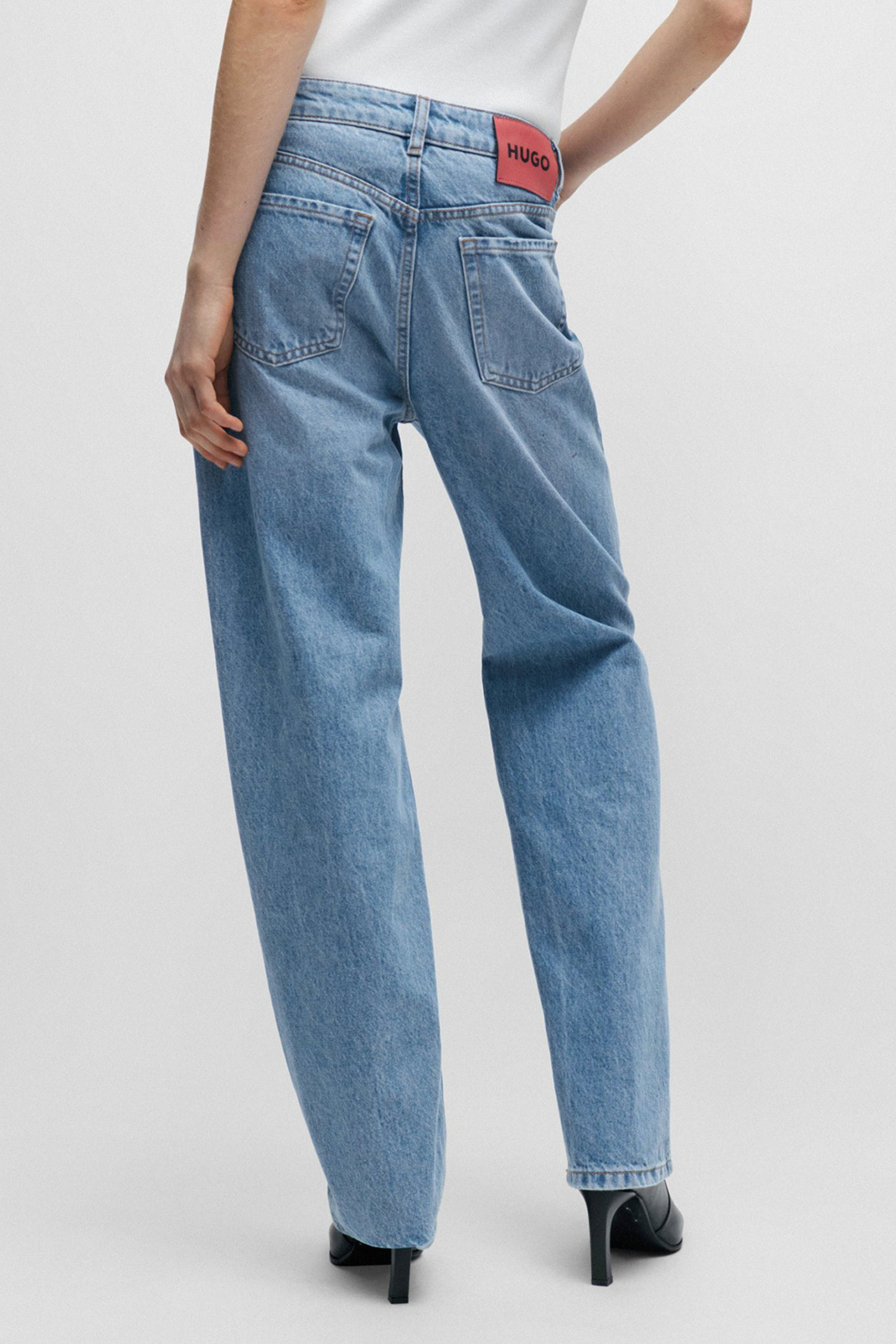 Женские голубые джинсы HUGO 50508188;432