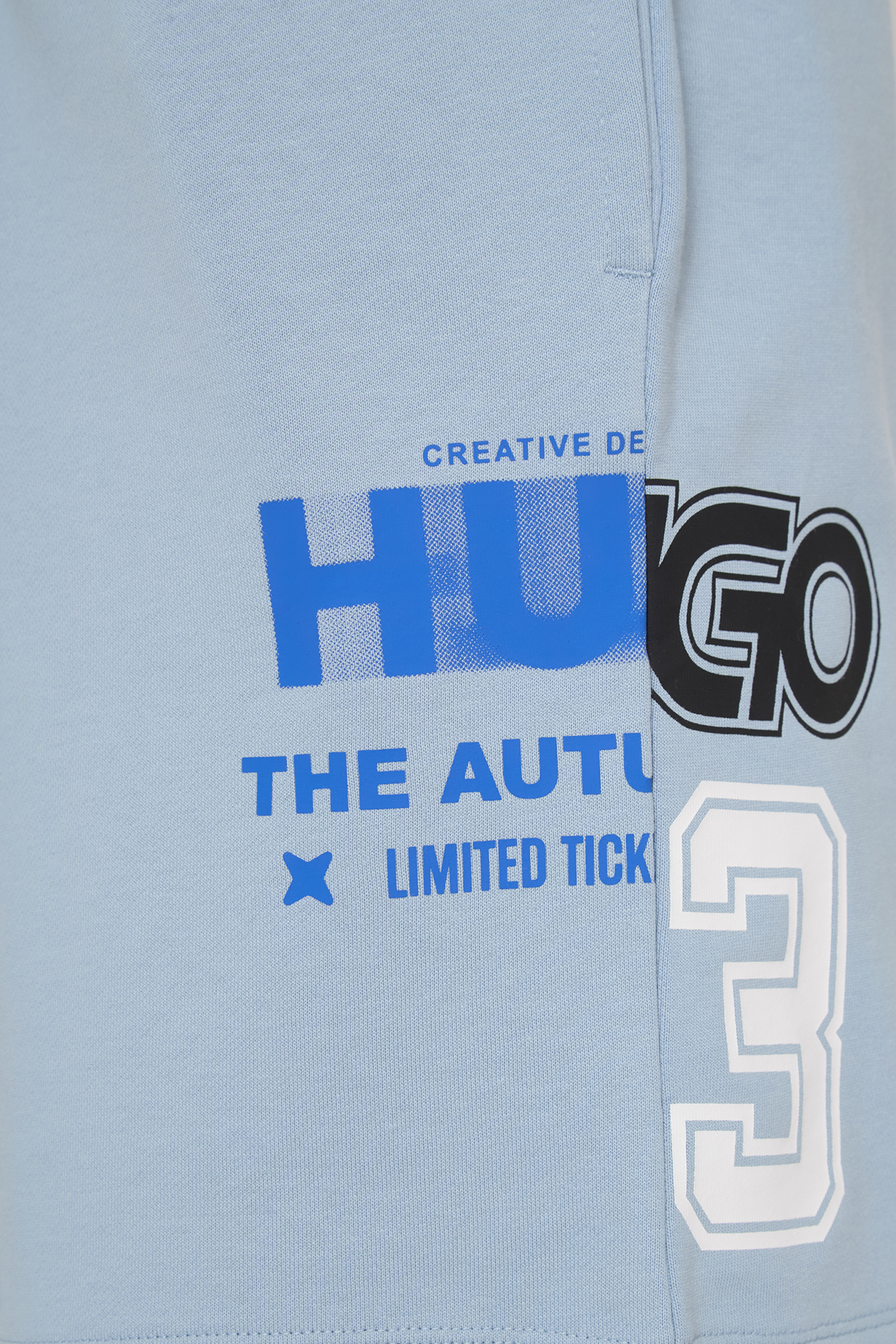 Чоловічі блакитні шорти HUGO BLUE 50544198;458