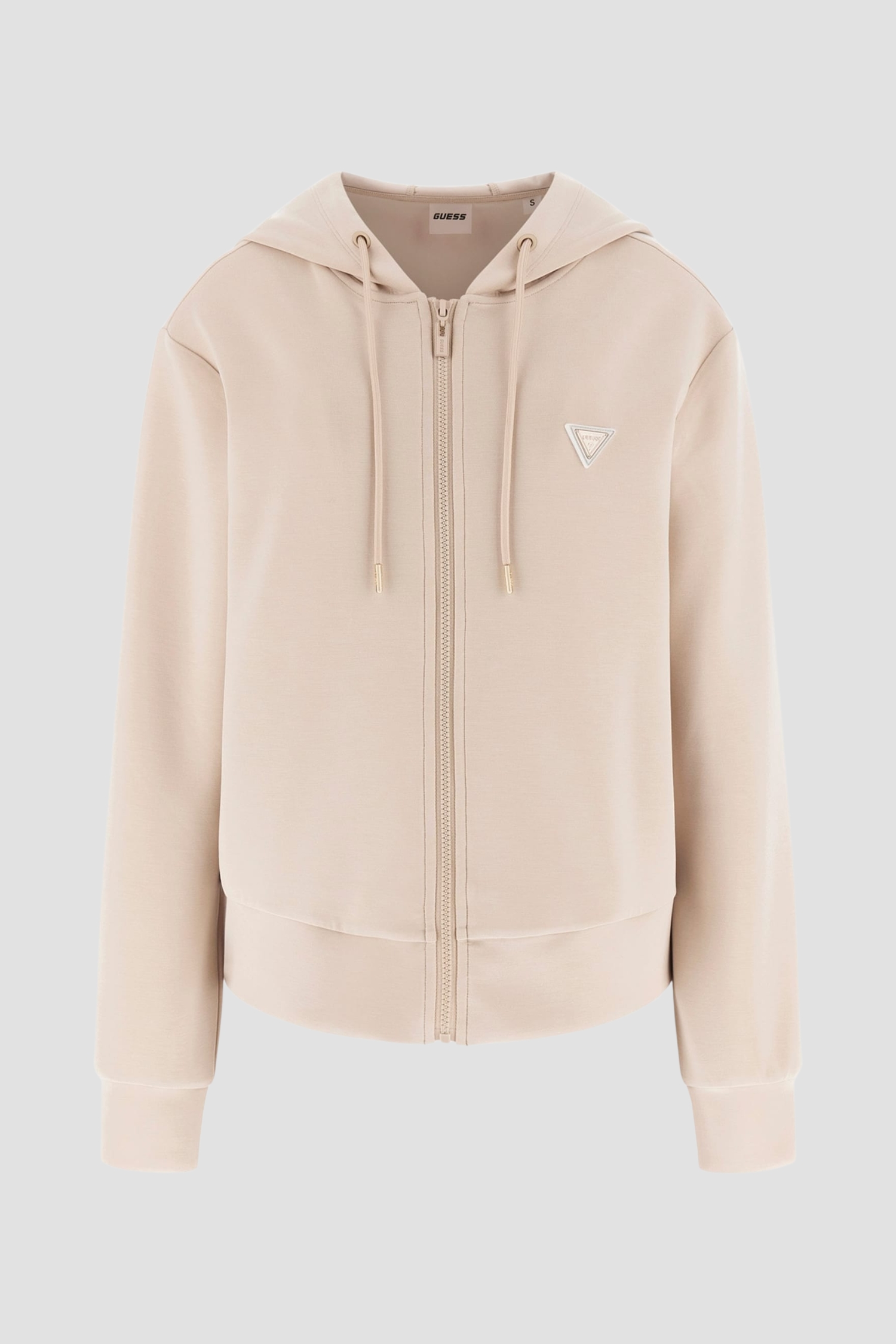 Жіноча бежева кофта на блискавці Guess V4YQ06.KCAY2;G1L9
