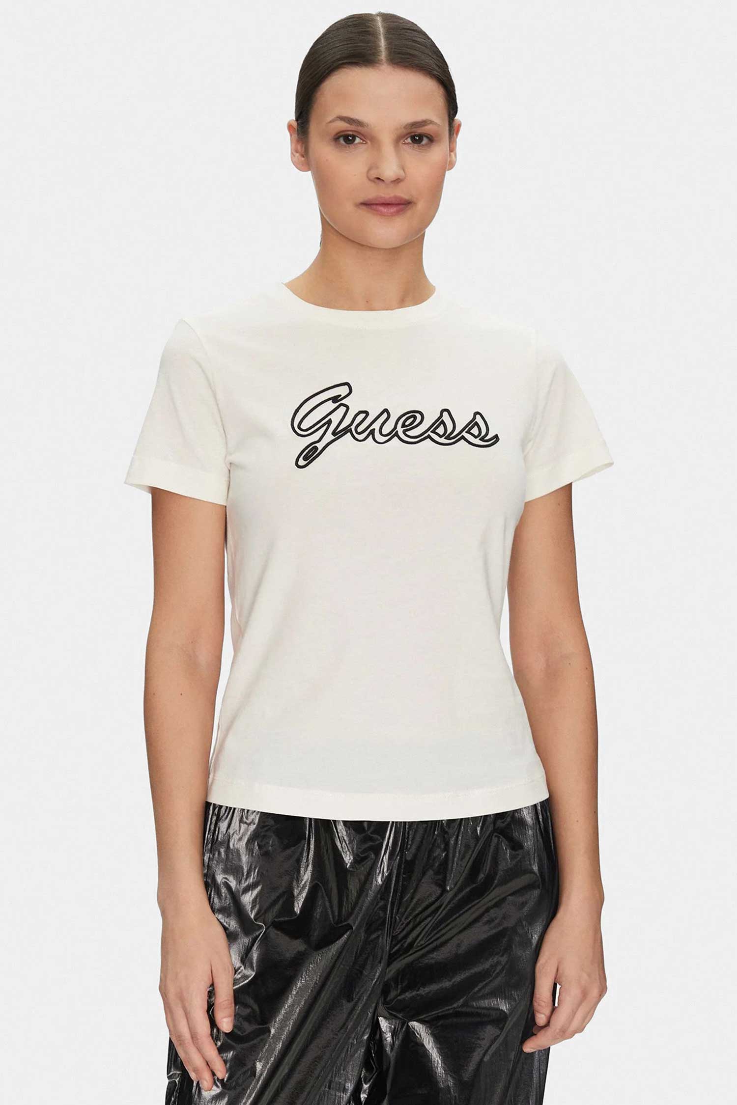 Жіноча біла футболка Guess V5GI02.K9RM1;G1O6