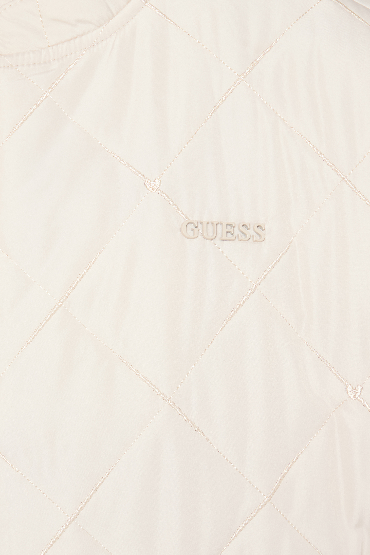 Женский белый бомбер Guess V6RL03.WL132;G1FV
