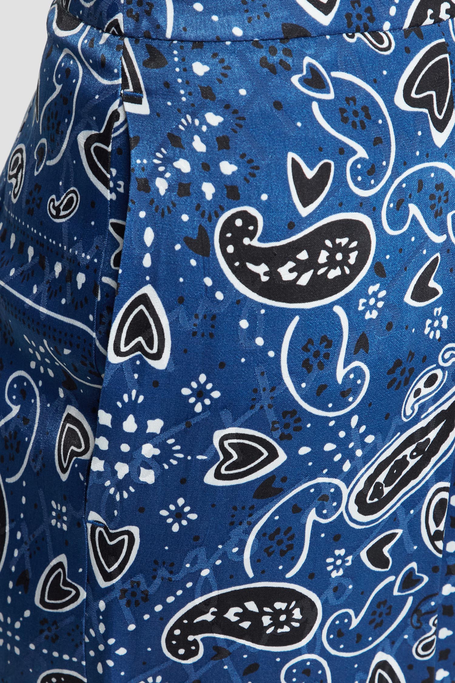 Женские синие кюлоты с узором HUGO 50489249;963