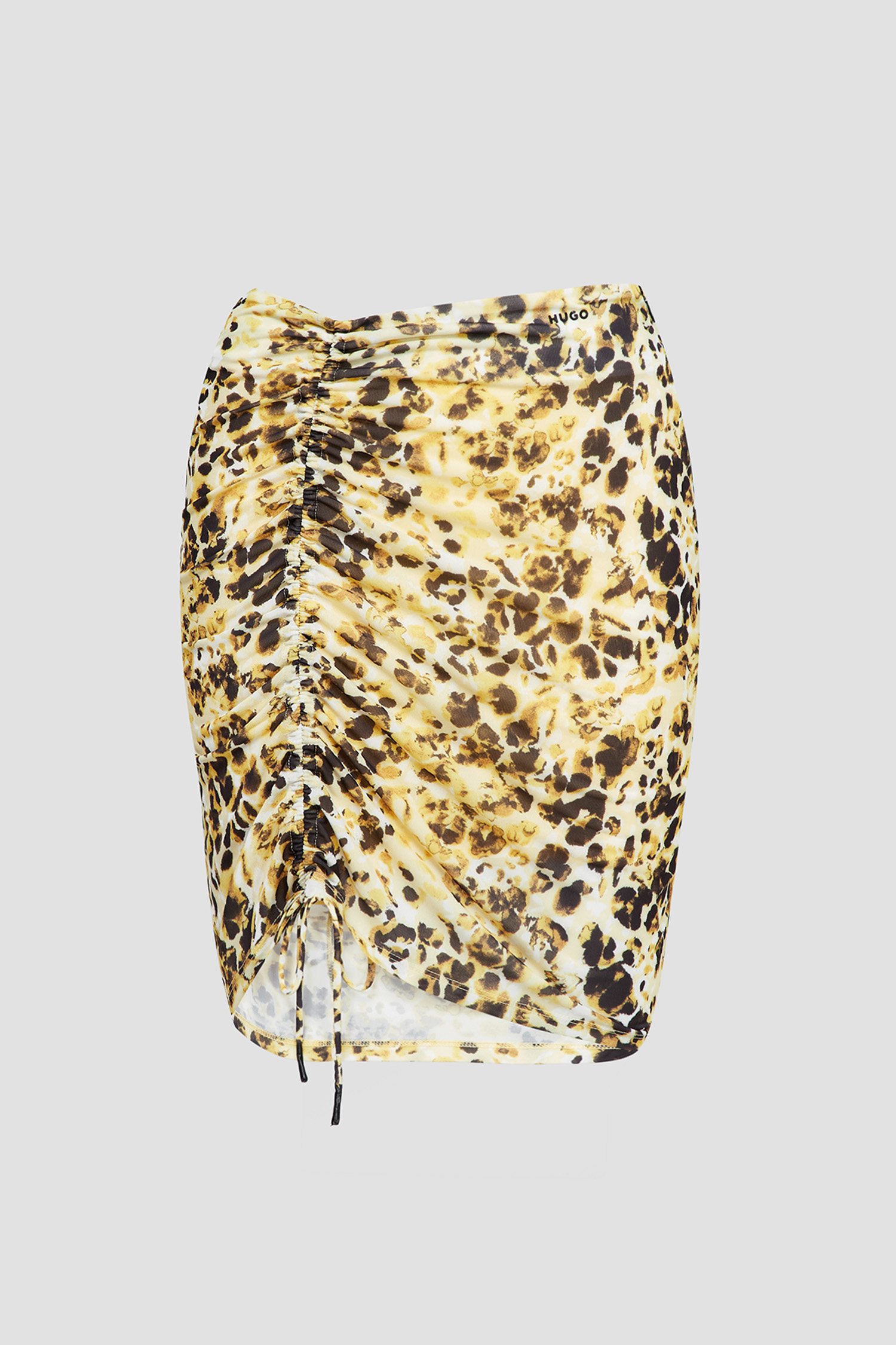 Женская желтая юбка с узором HUGO 50498587;961
