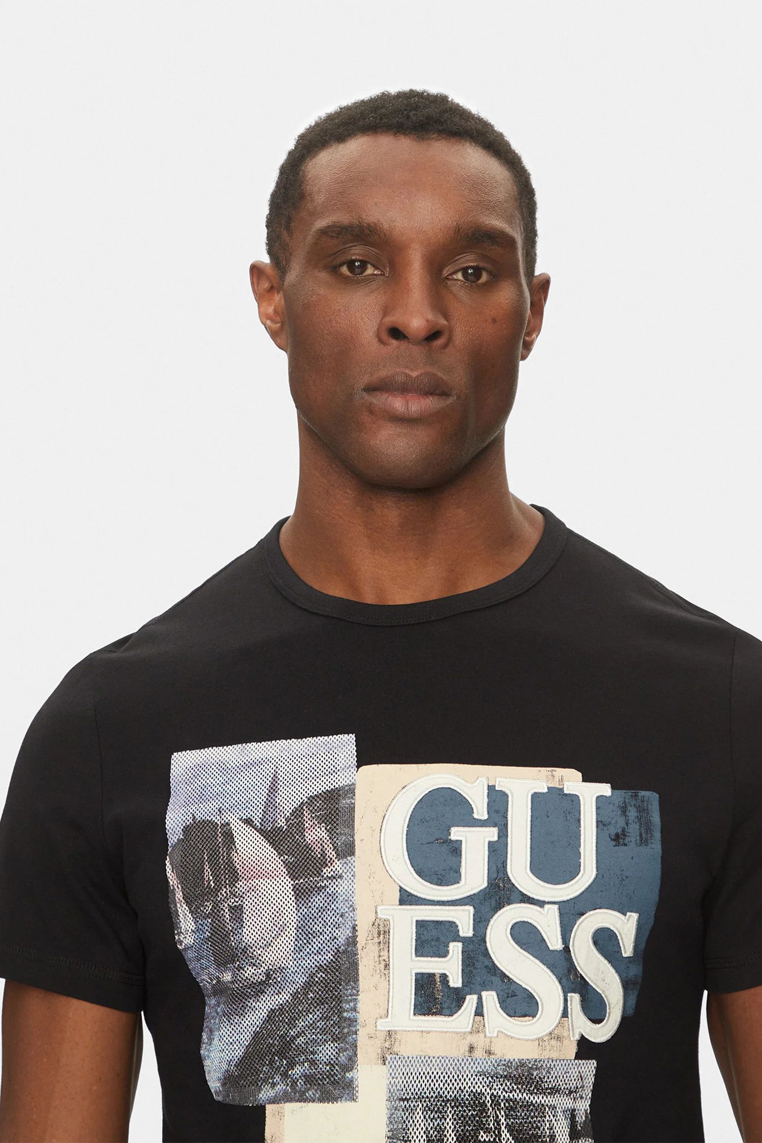 Мужская черная футболка Guess M5GI04.I3Z14;JBLK