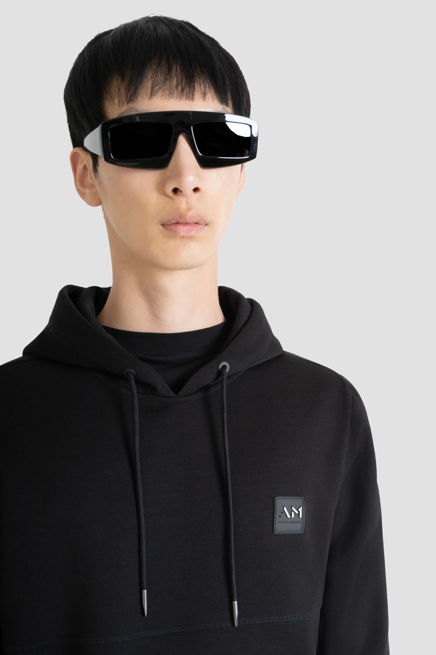 Чоловіче чорне худі Antony Morato MMFL01018.FA151134;9000