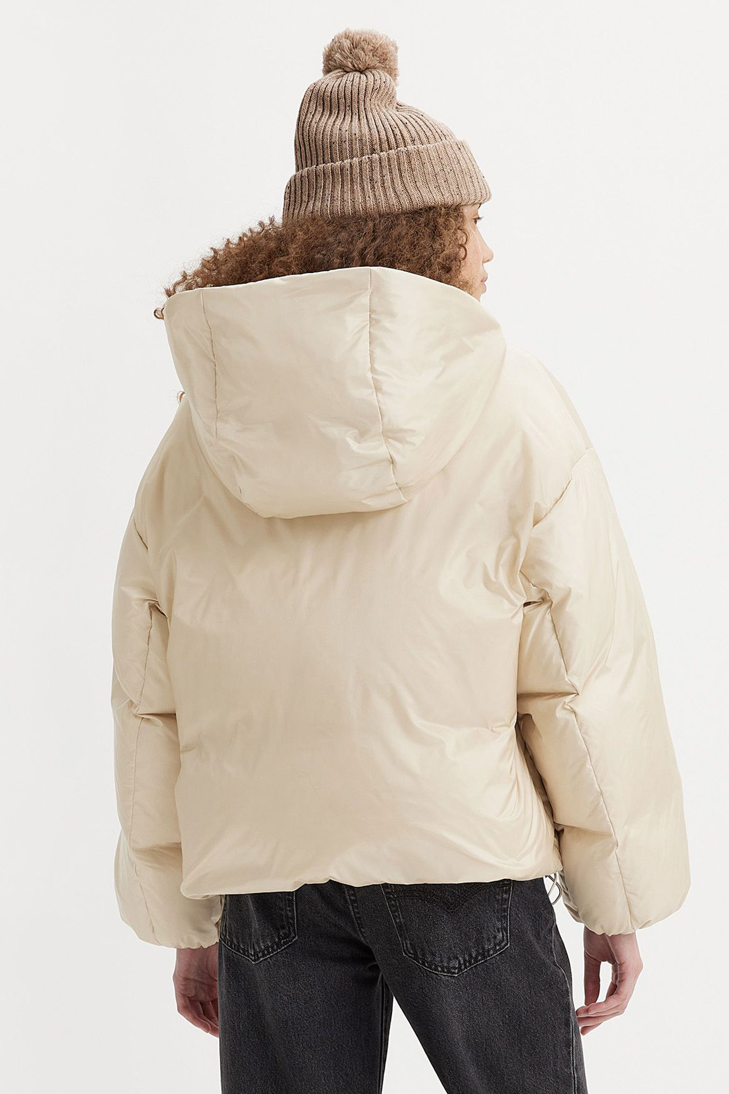 Женский бежевый пуховик Levi’s® A5880;0003