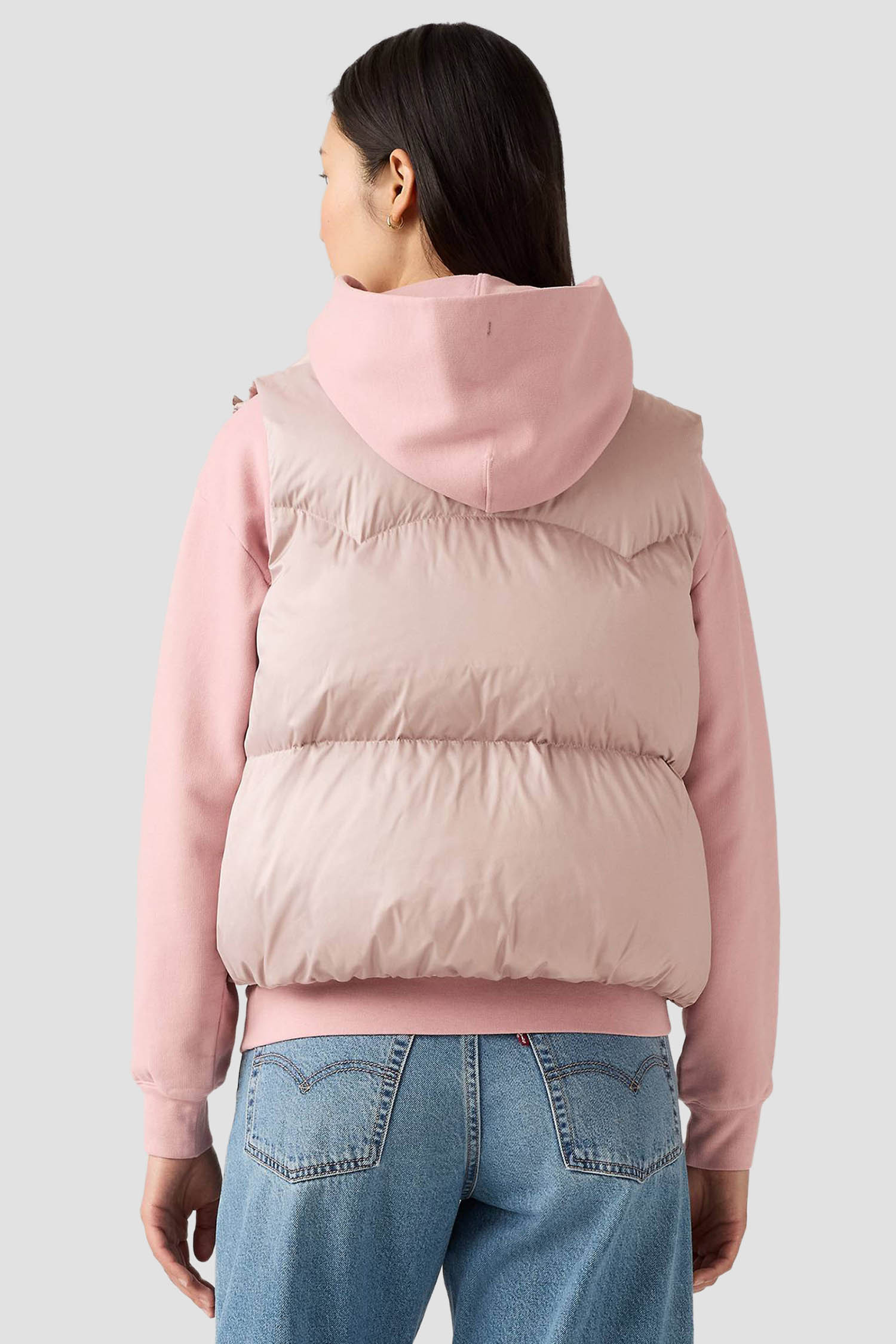 Жіночий пудровий пуховий жилет Levi’s® A8526;0007